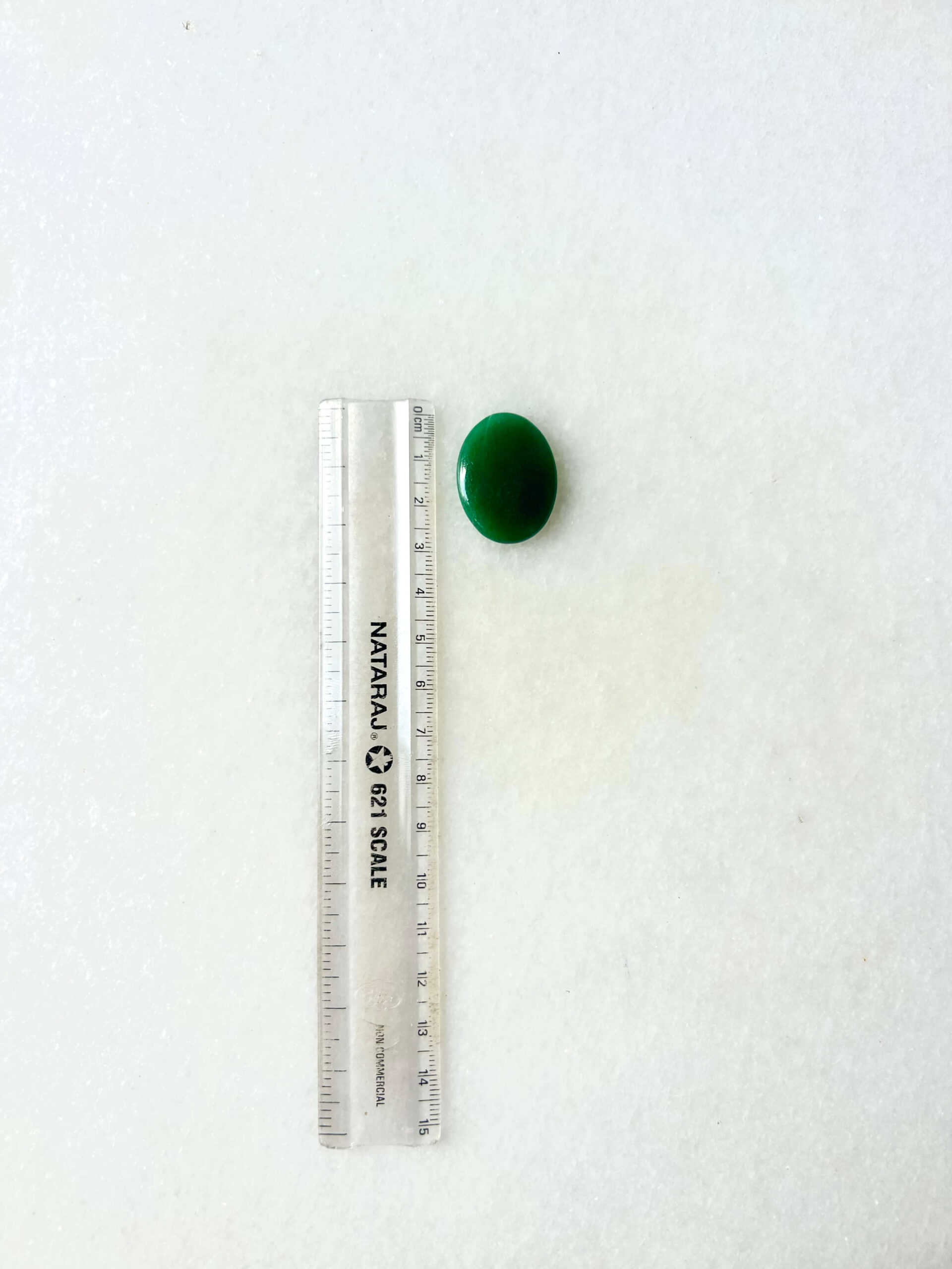 29 mm Green Jade Cabochon - Image 2