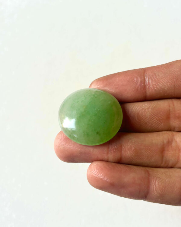 29 mm Green Jade for Jewelry Making