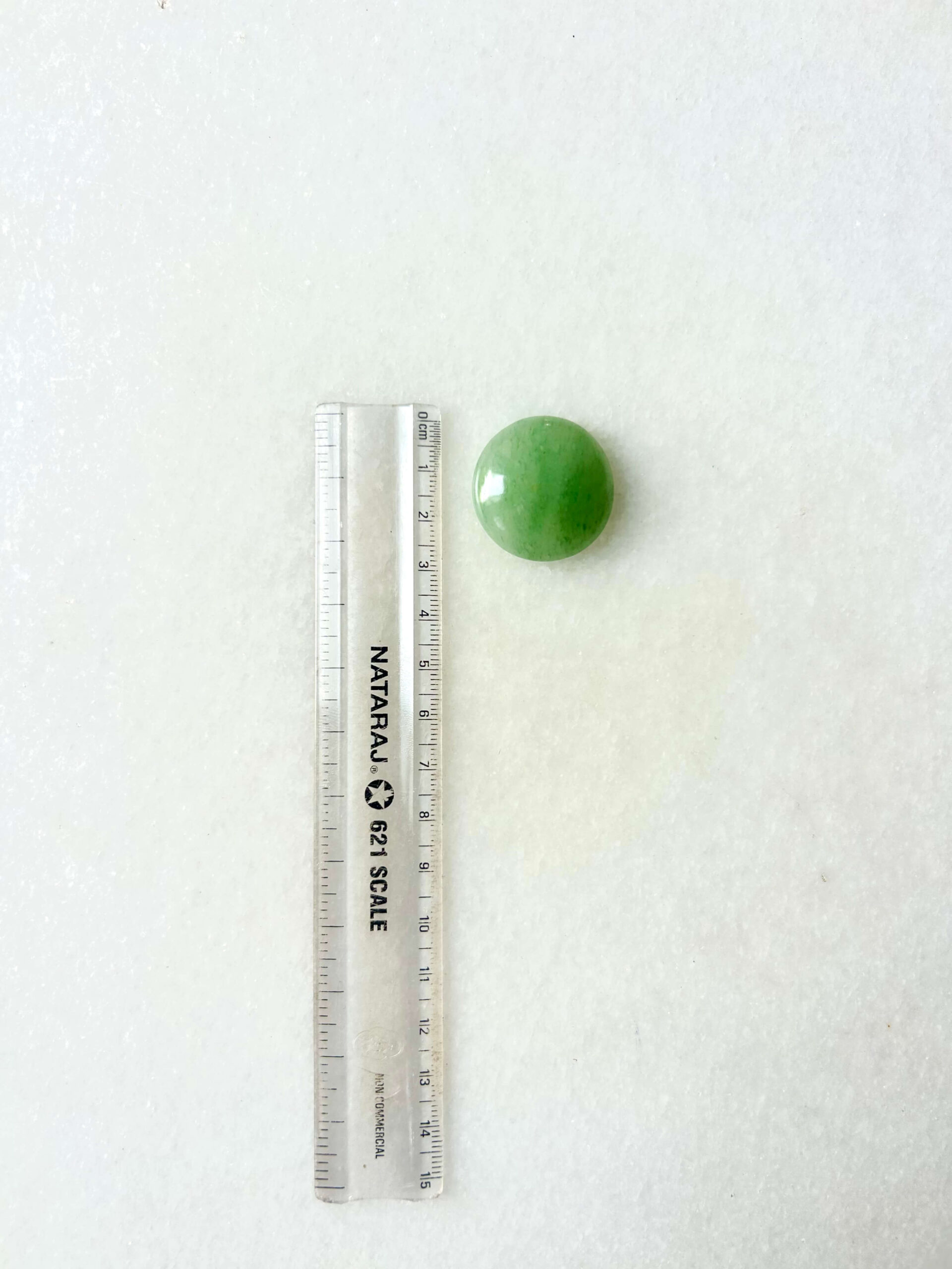 29 mm Green Jade for Jewelry Making - Image 2