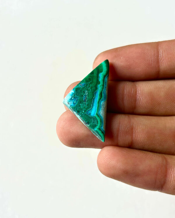 34 mm Malachite Chrysocolla Cabochon