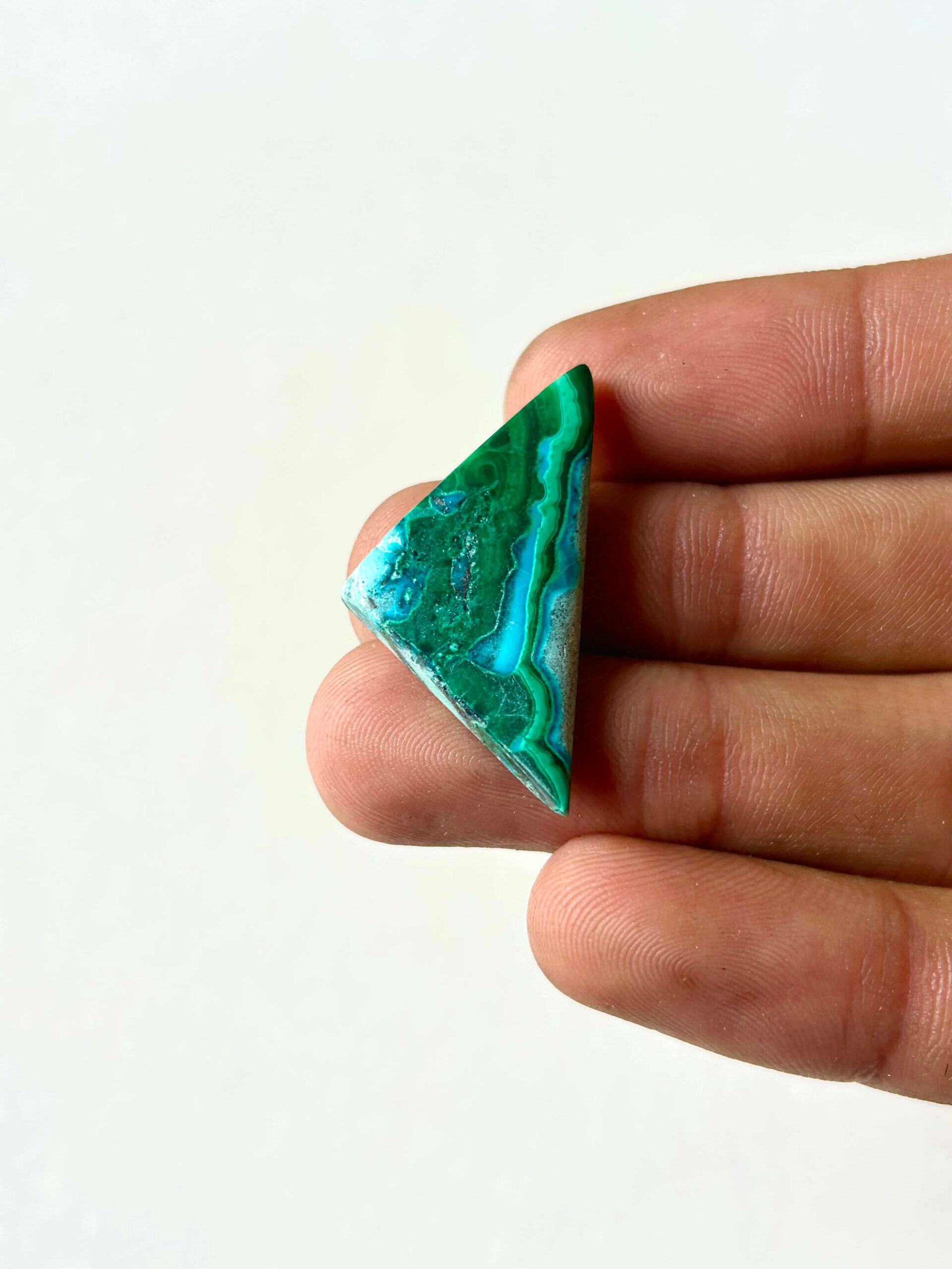 34 mm Malachite Chrysocolla Cabochon