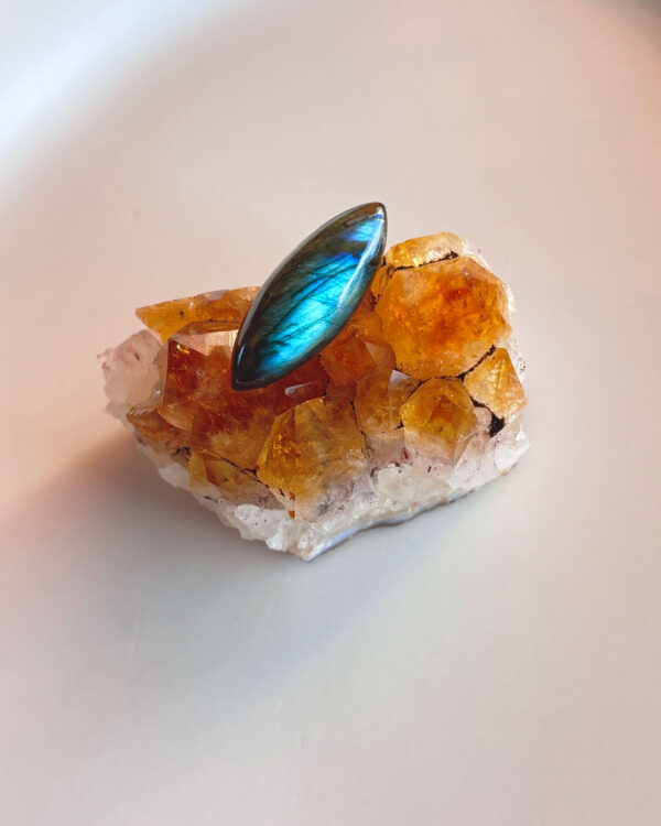 31mm Labradorite Cabochon for Handmade Necklaces