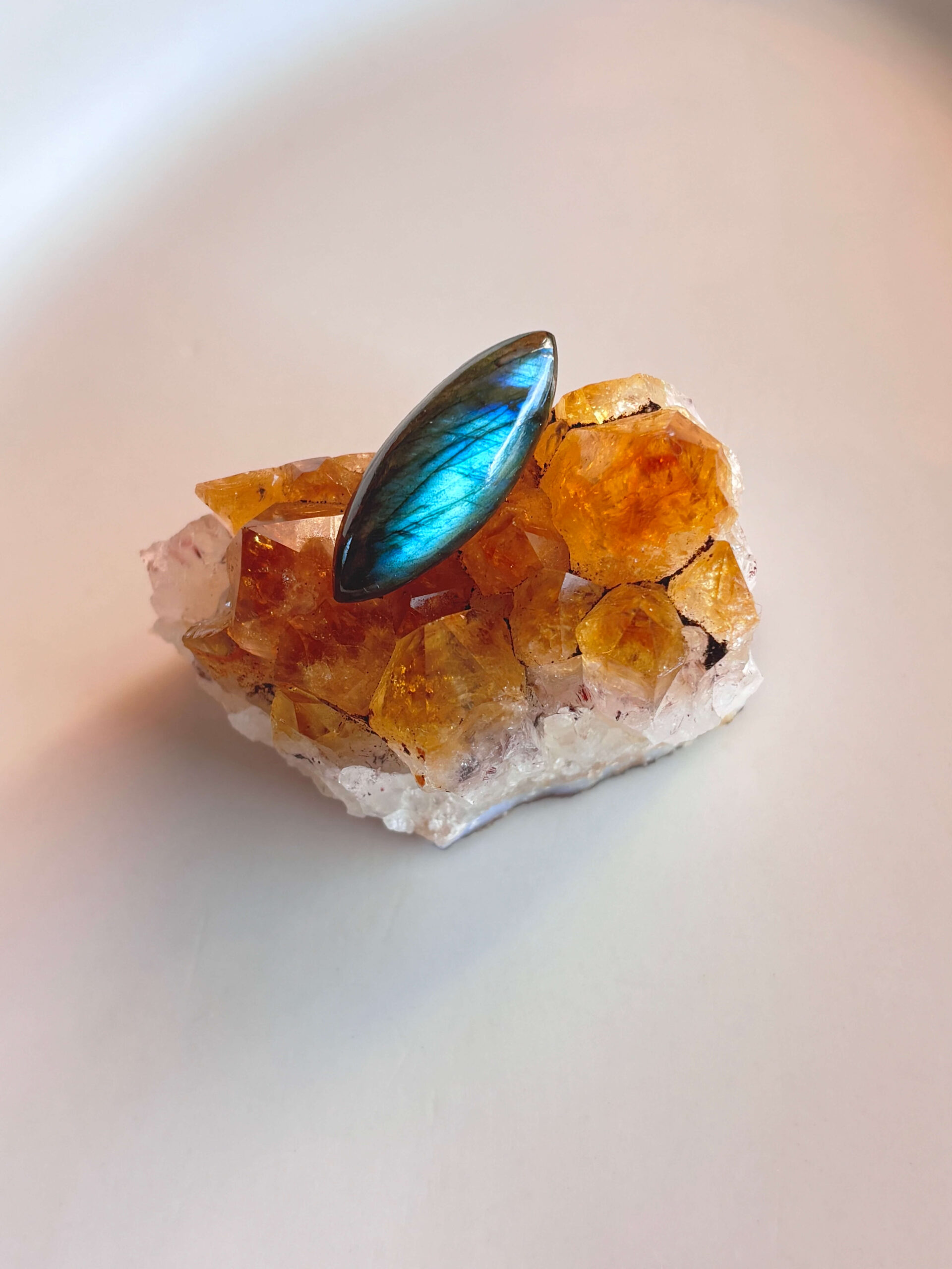 31mm Labradorite Cabochon for Handmade Necklaces