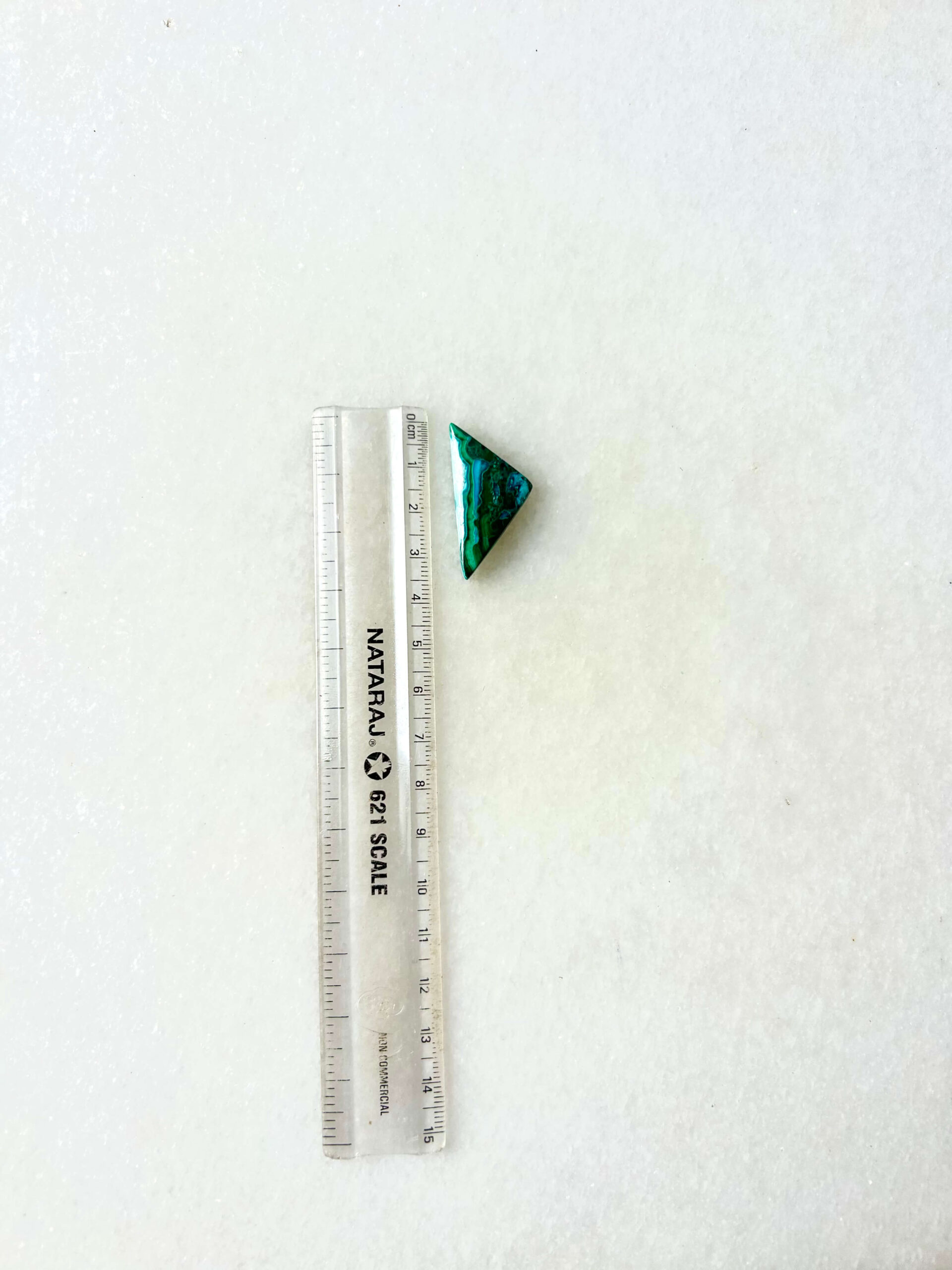 34 mm Malachite Chrysocolla Cabochon - Image 2