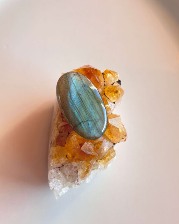 33mm Labradorite Cabochon for Handmade Jewelry