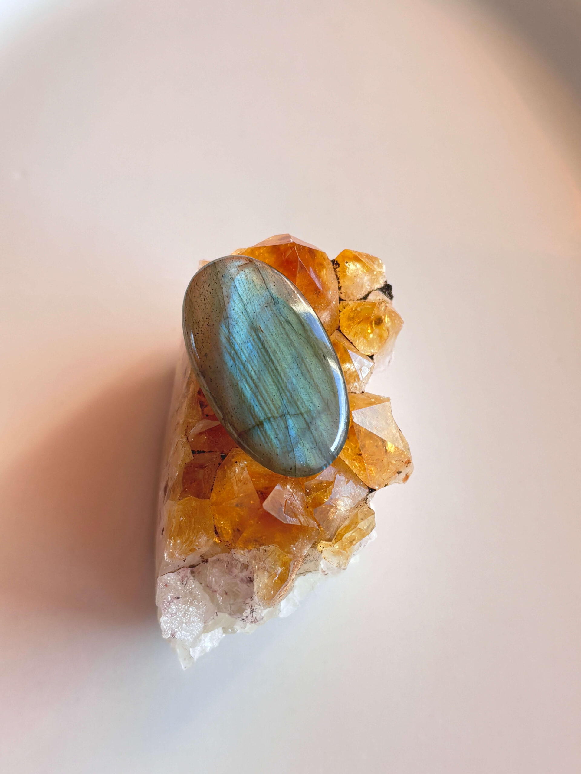 33mm Labradorite Cabochon for Handmade Jewelry