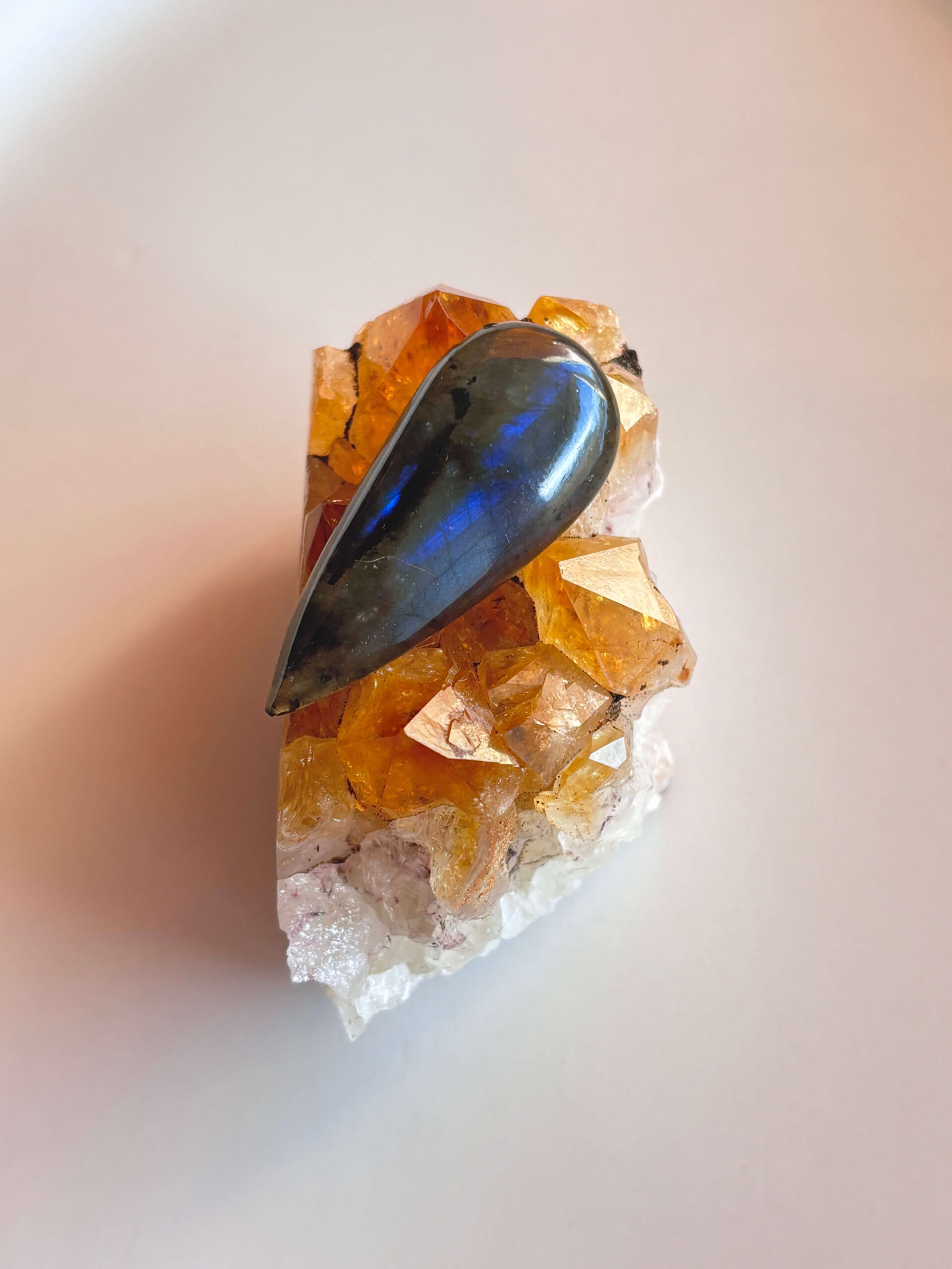 39mm Labradorite Cabochon for Wire Wrapping
