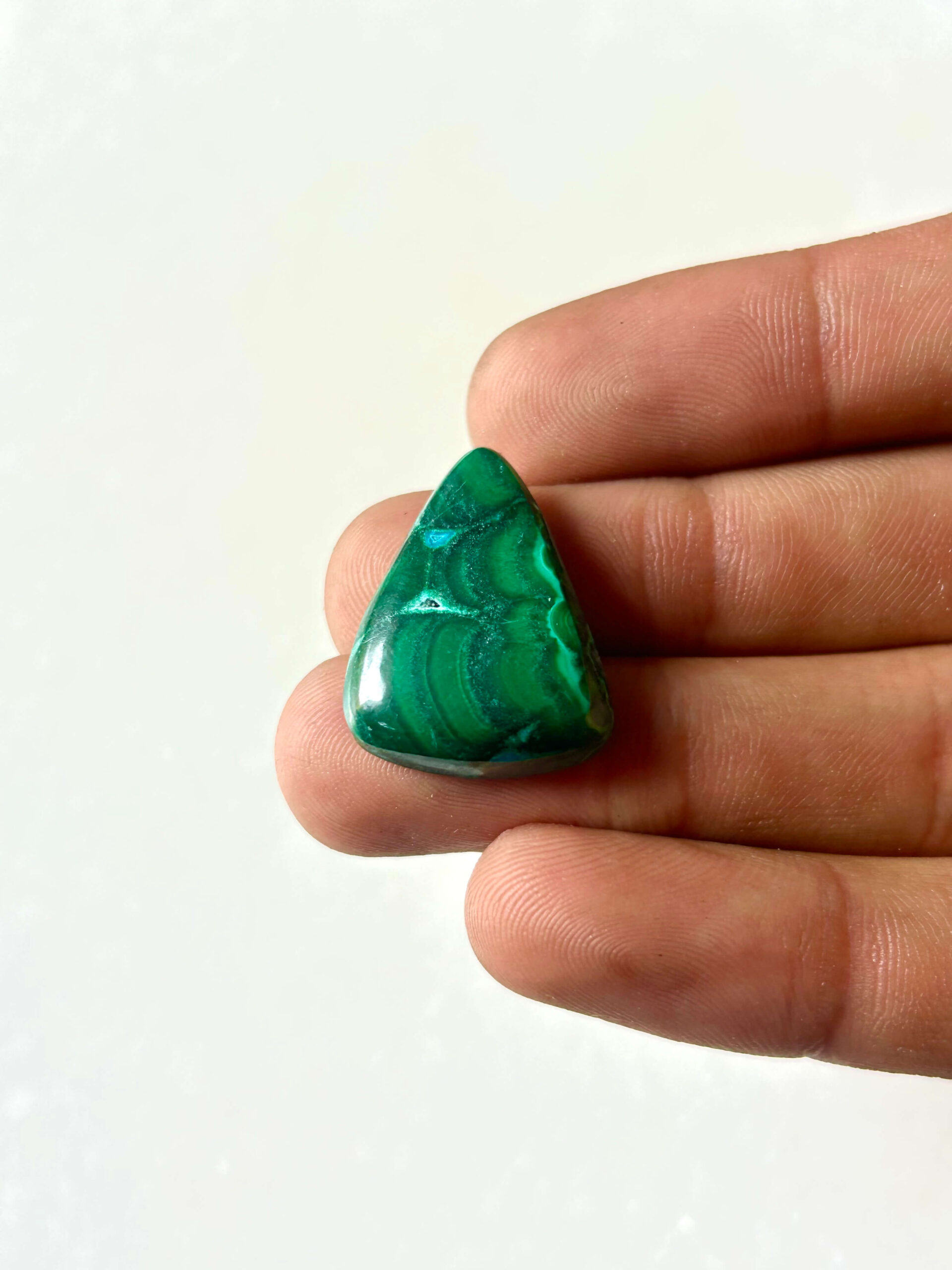 25 mm Malachite Chrysocolla Cabochon