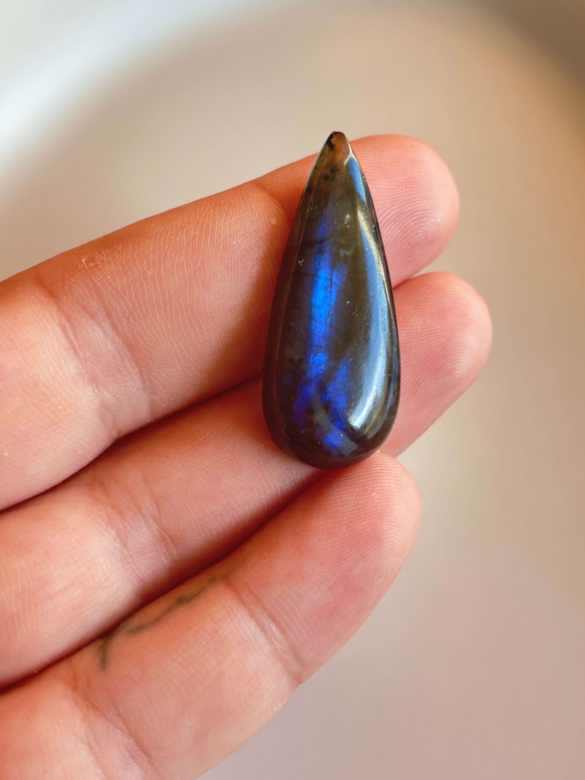 39mm Labradorite Cabochon for Wire Wrapping - Image 2
