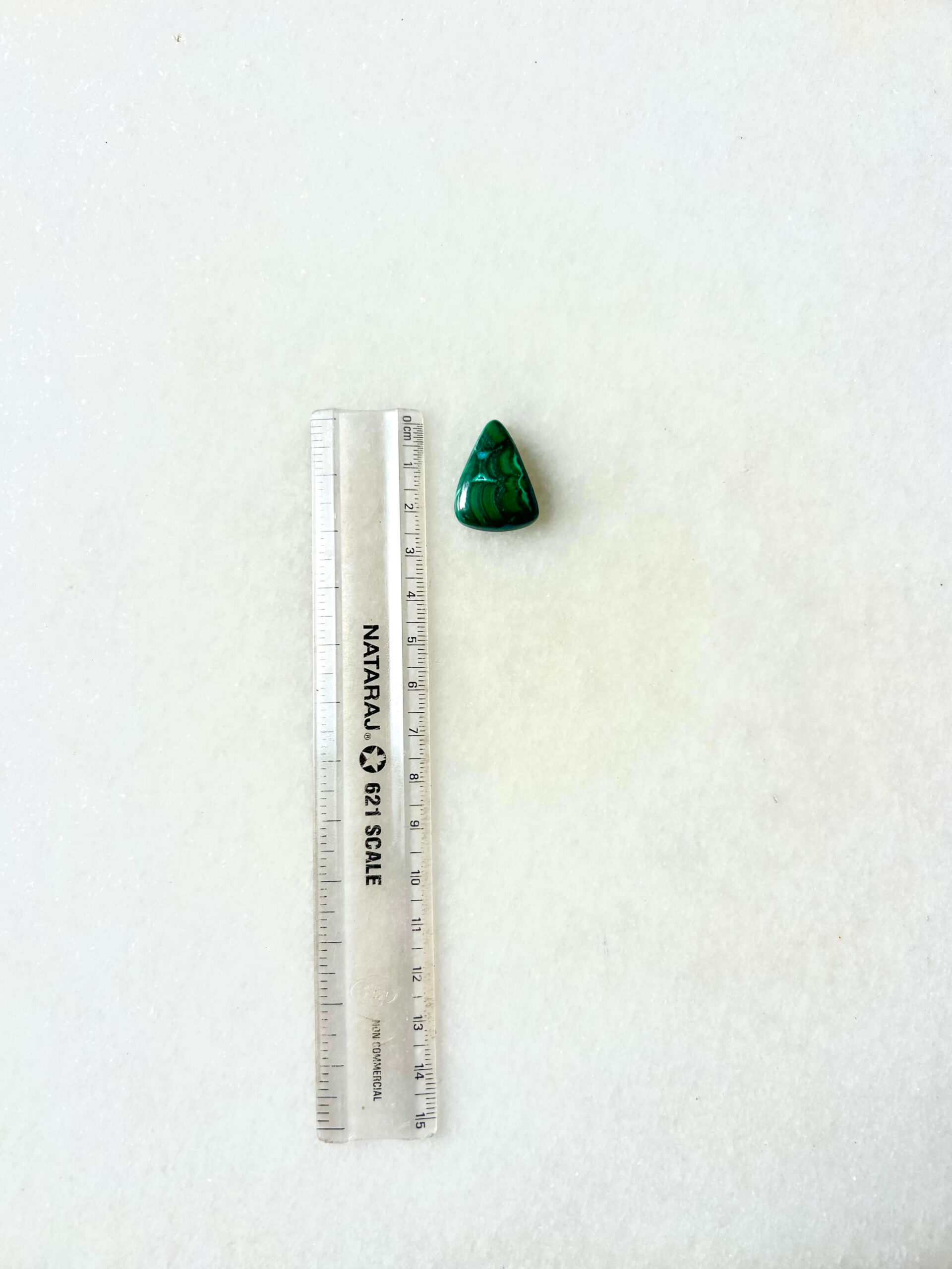 25 mm Malachite Chrysocolla Cabochon - Image 2