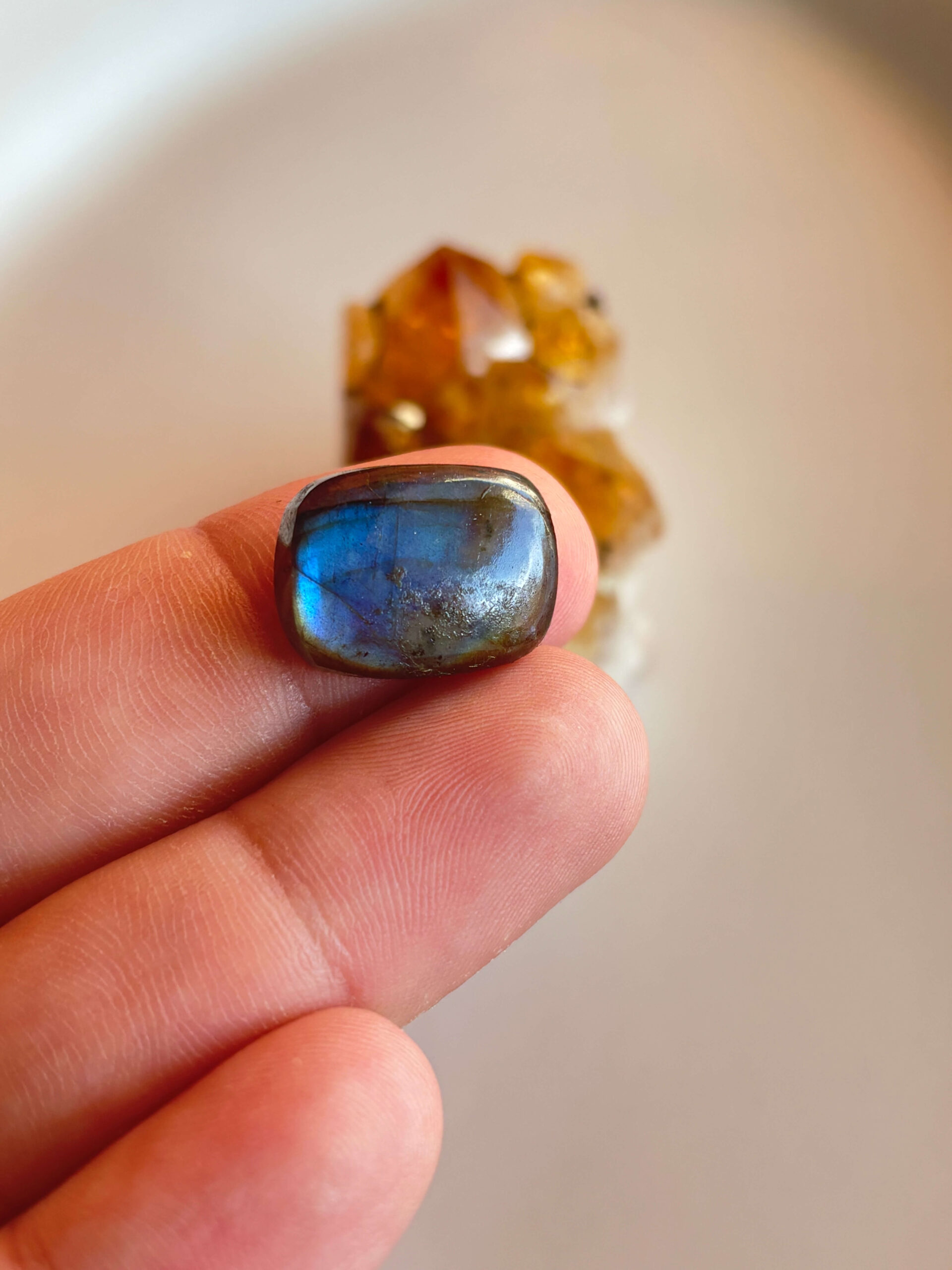 19mm Labradorite Cabochon for Jewelry Settings - Image 2