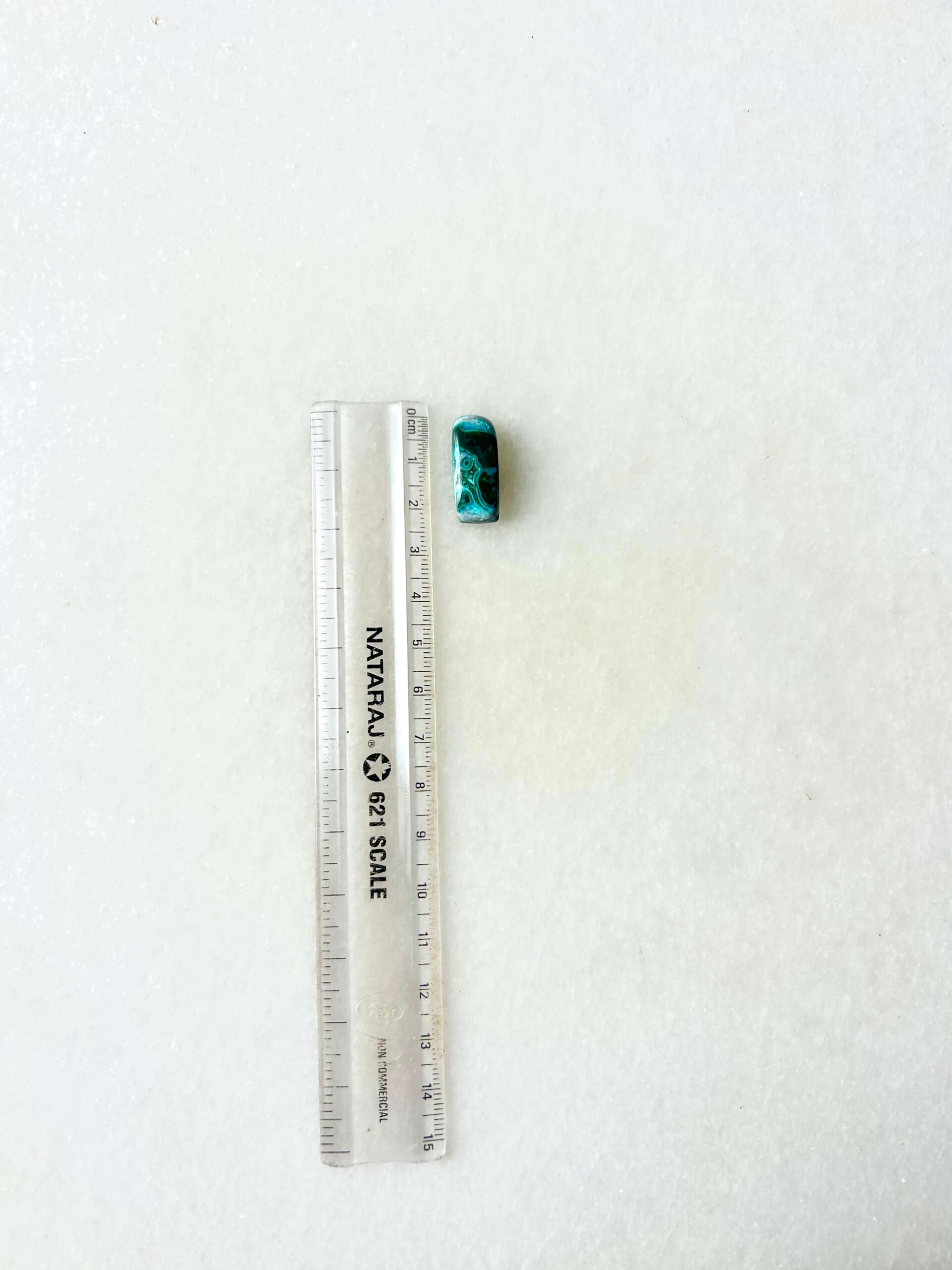 23 mm Malachite and Chrysocolla Stone - Image 2