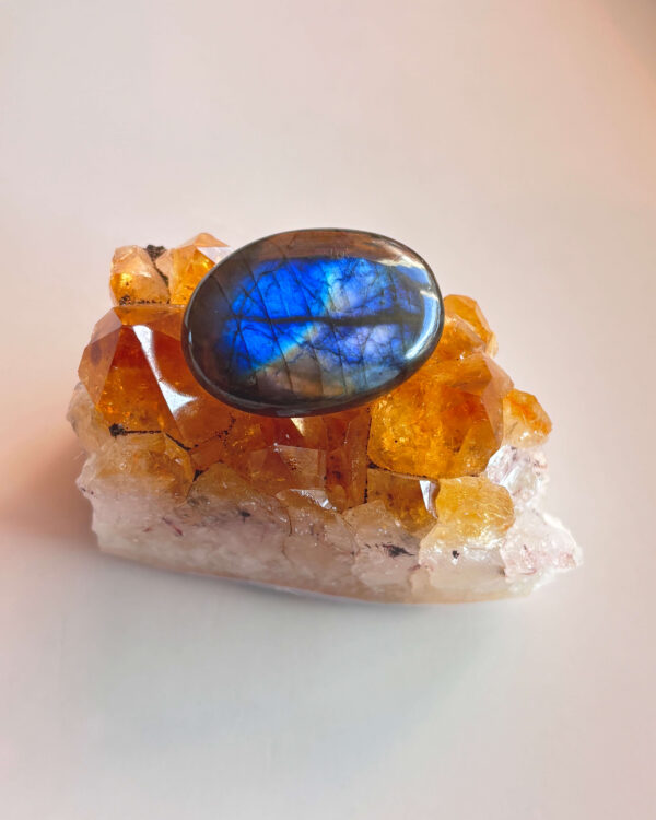 29mm Labradorite Cabochon for Handcrafted Accessories