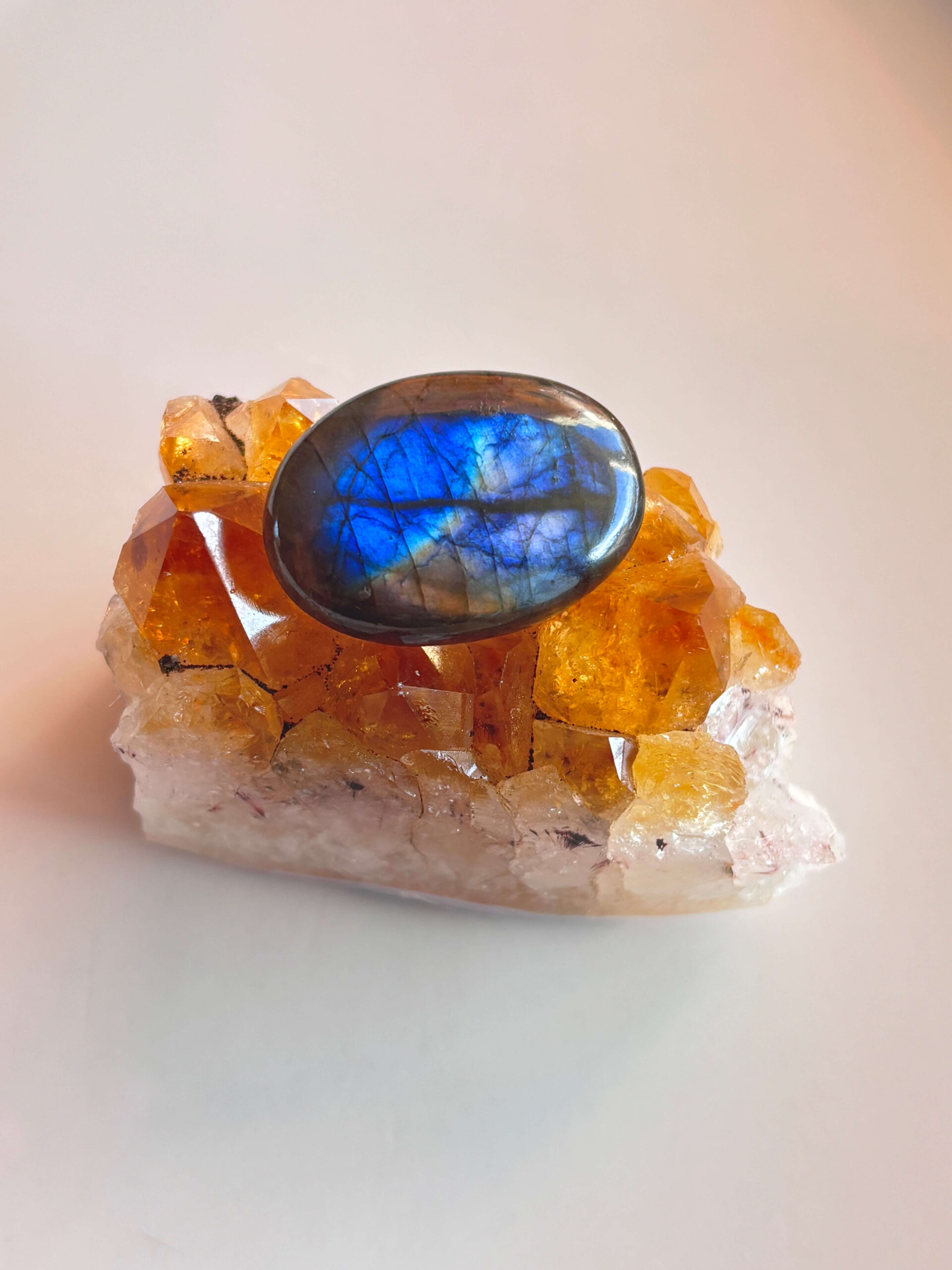 29mm Labradorite Cabochon for Handcrafted Accessories