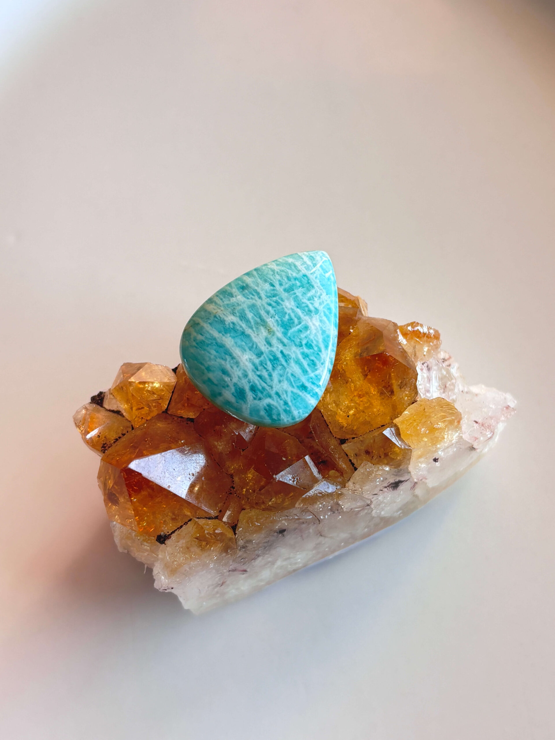 26mm Amazonite Cabochon for Pendant Making