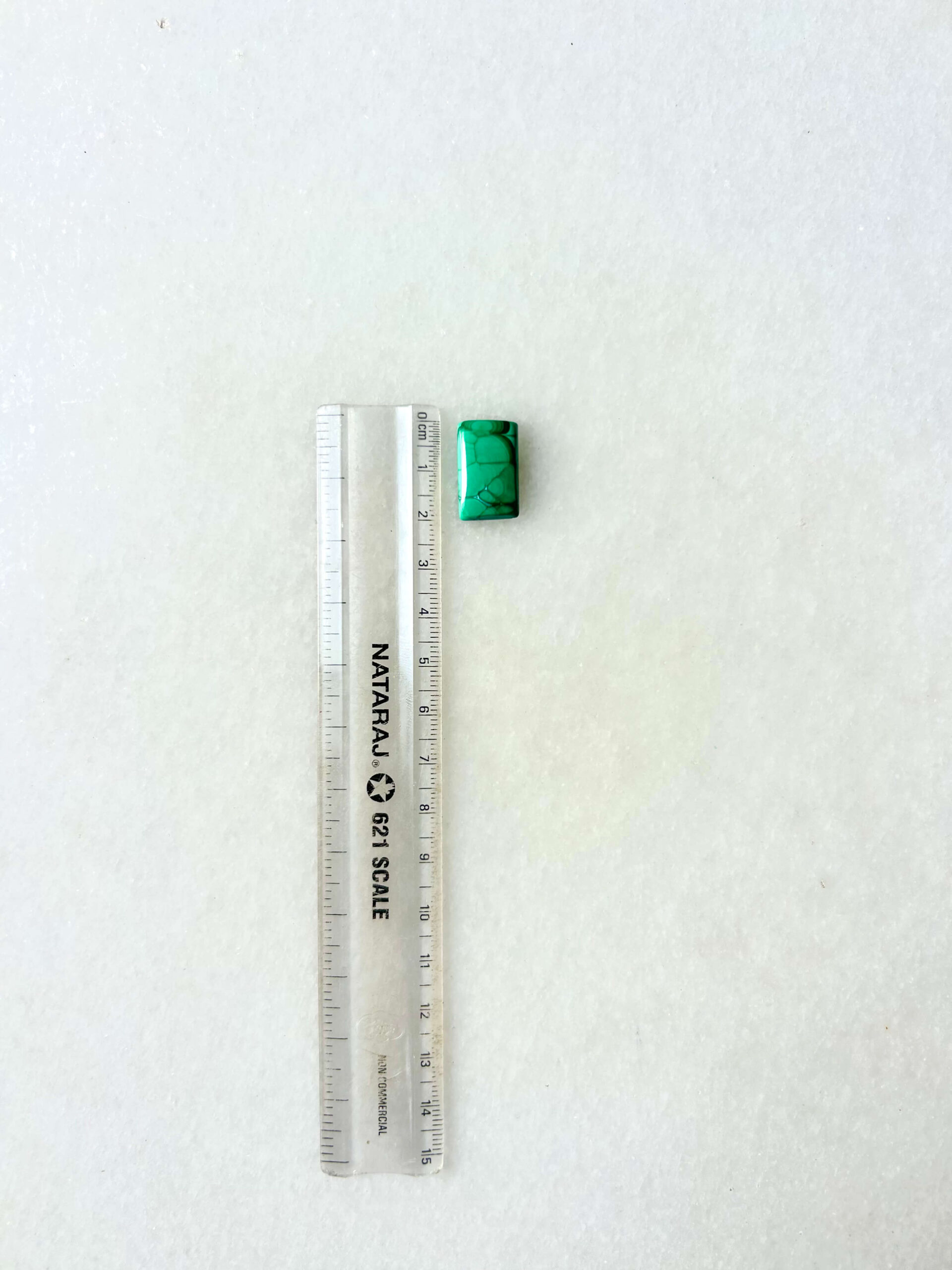 20 mm Green and Blue Malachite Chrysocolla Cabochon - Image 2