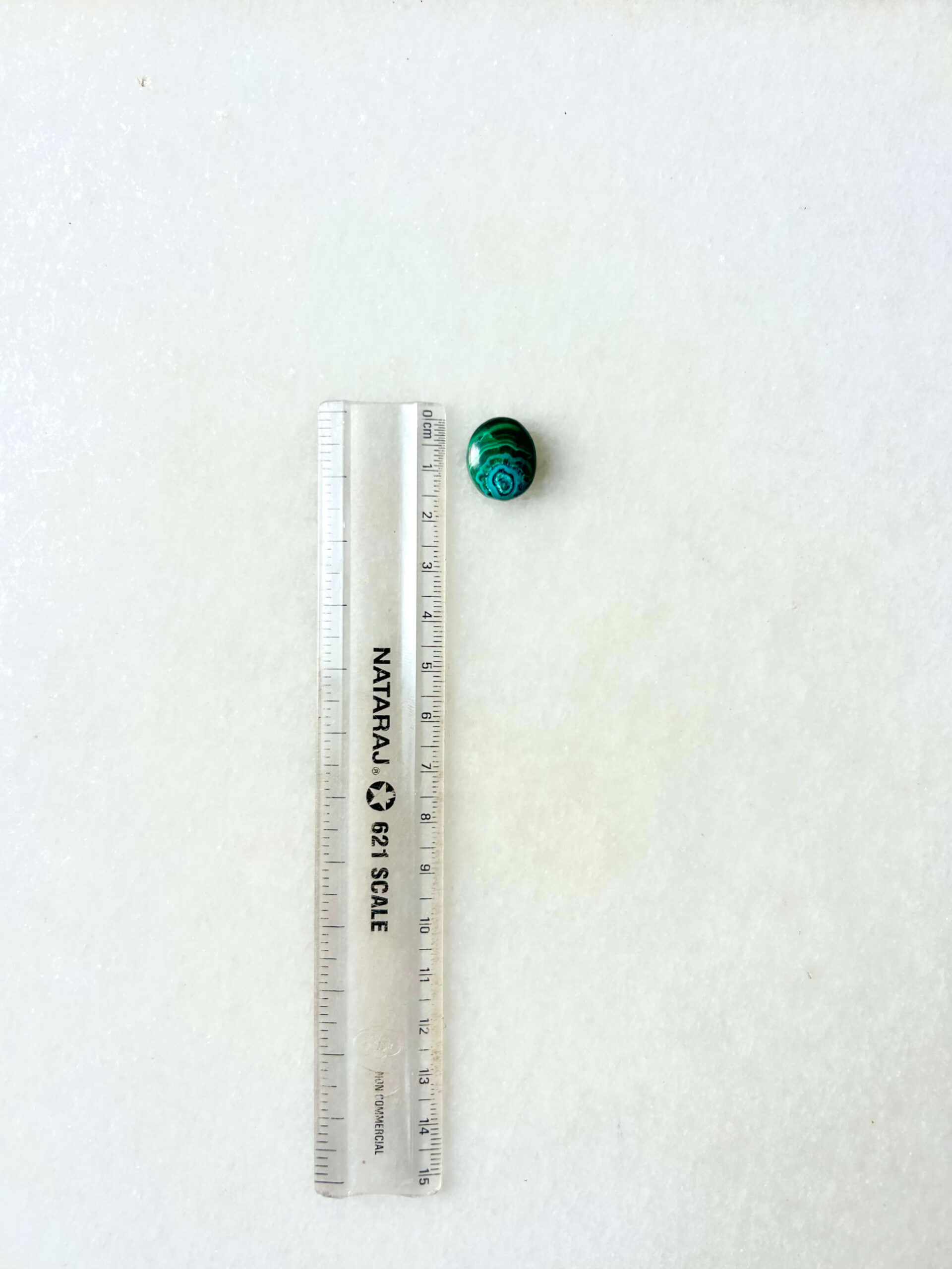 16 mm Malachite Chrysocolla Cabochon - Image 2