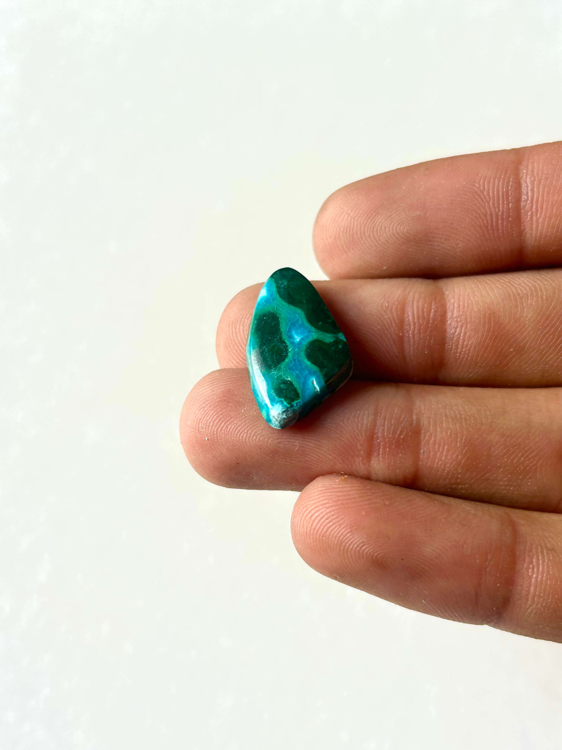 20 mm Malachite and Chrysocolla Stone
