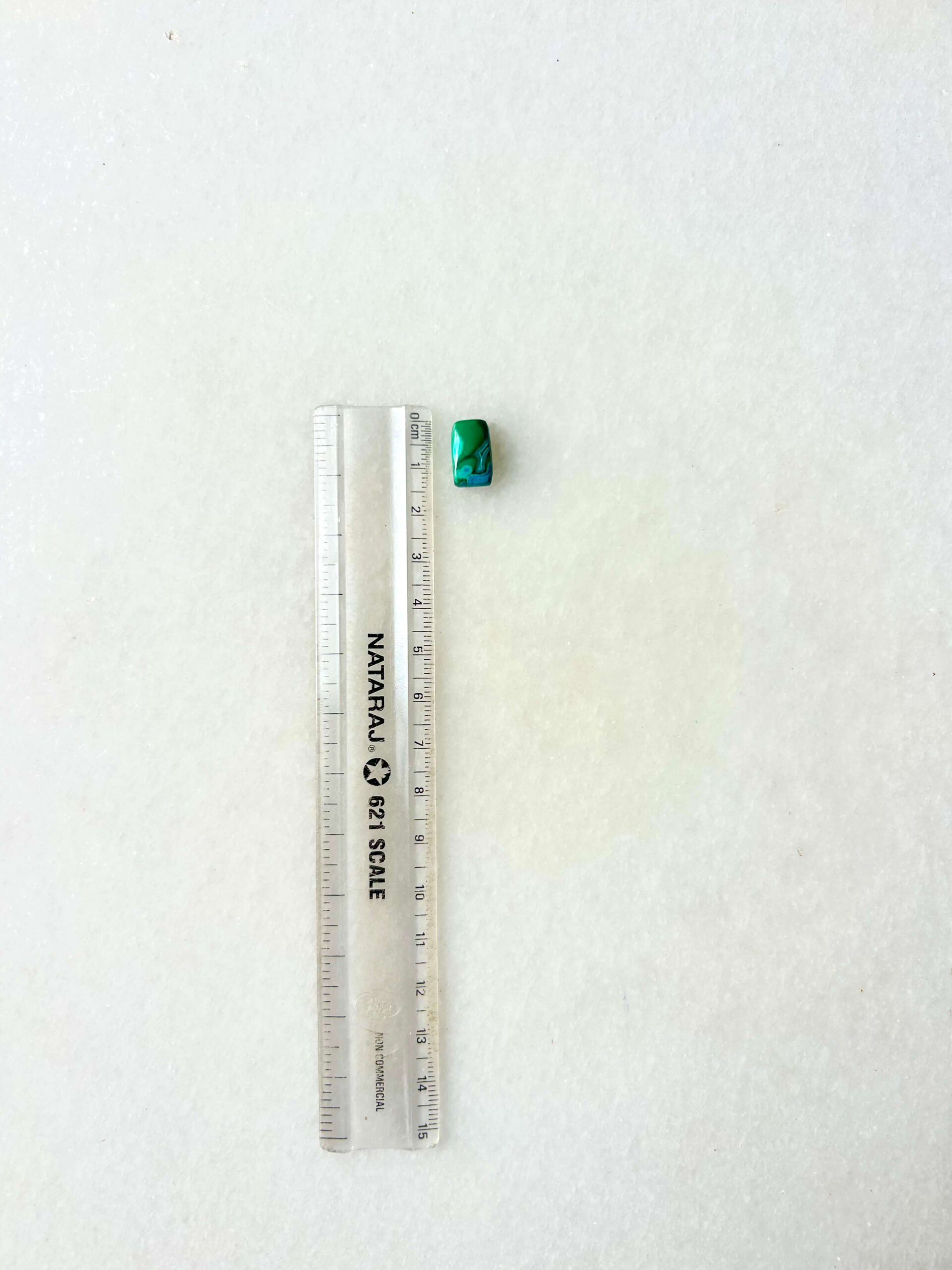 14 mm Malachite Chrysocolla Cabochon for Jewelry Making - Image 2