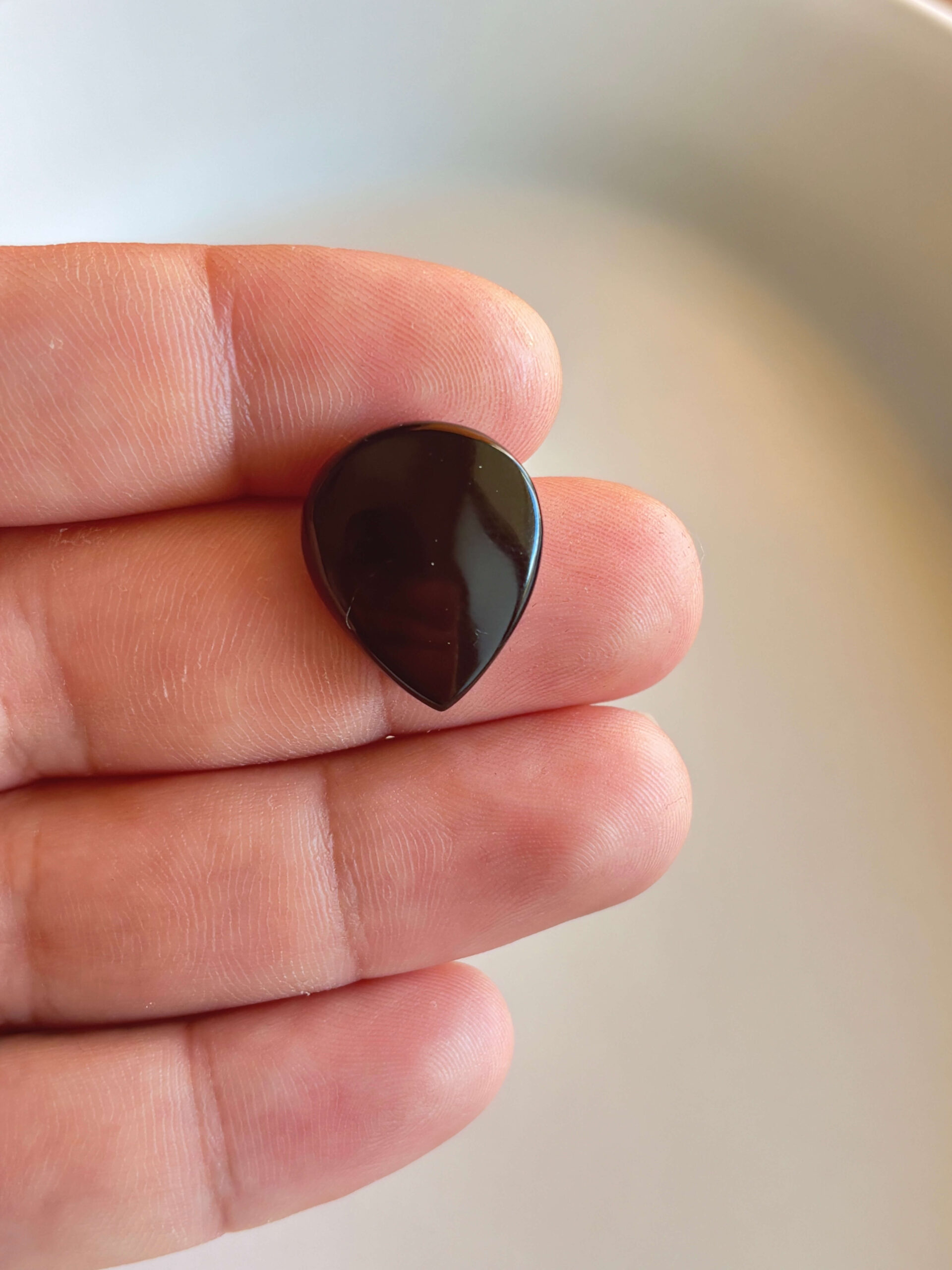 22mm Black Onyx Stone for Handmade Jewelry - Image 2
