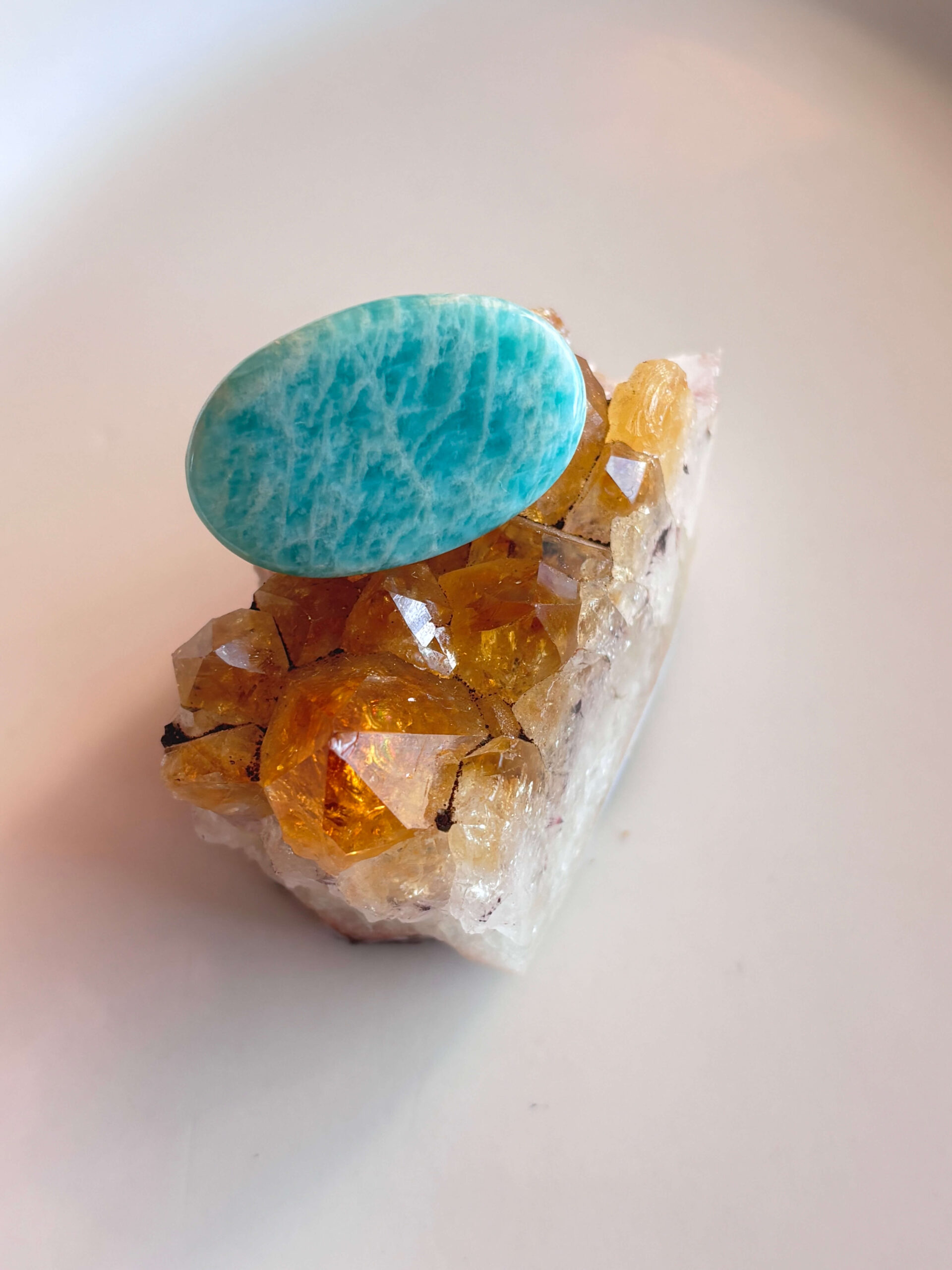 32mm Amazonite Cabochon for Pendant Making