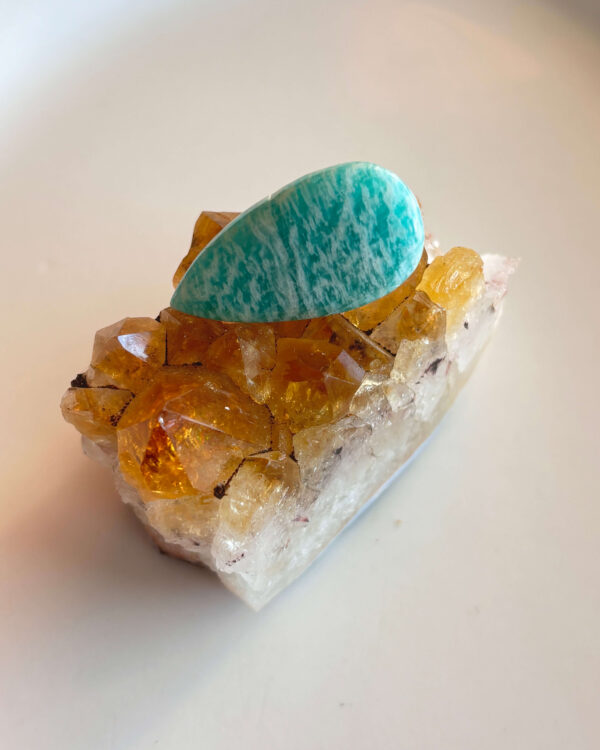 32mm Amazonite Cabochon for Jewelry Settings
