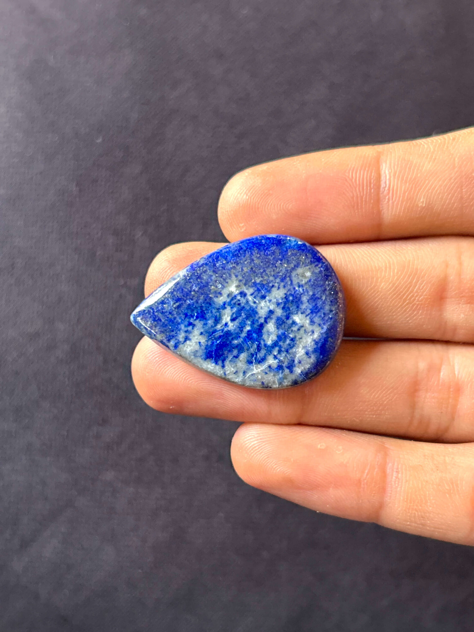 35mm Lapis Lazuli Statement Cabochon - Image 2