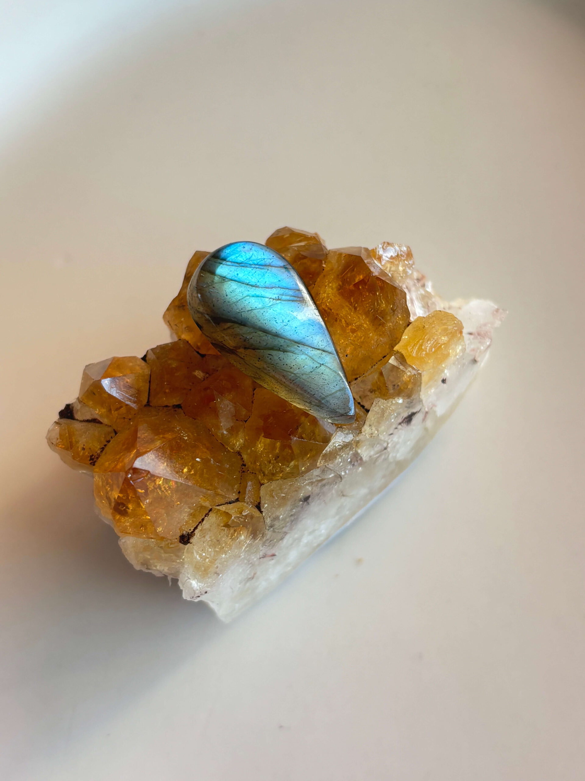 27mm Labradorite Cabochon for Handmade Necklaces