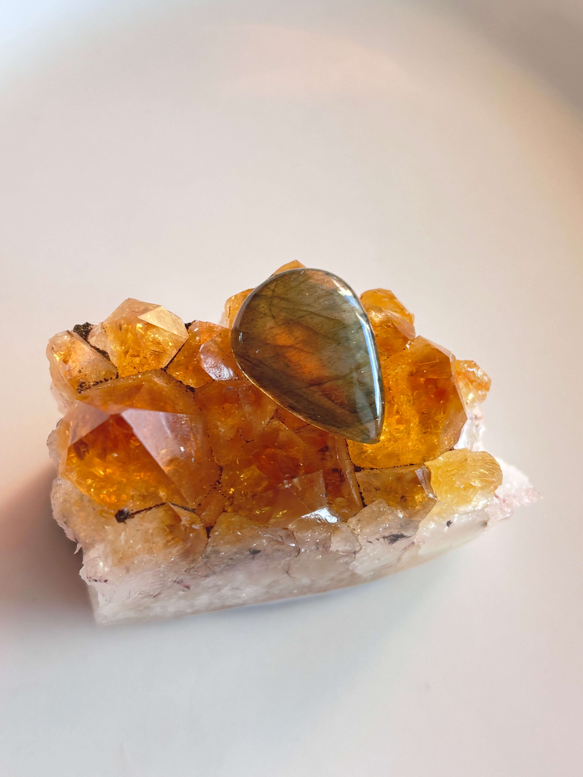 22mm Labradorite Stone for Handmade Jewelry