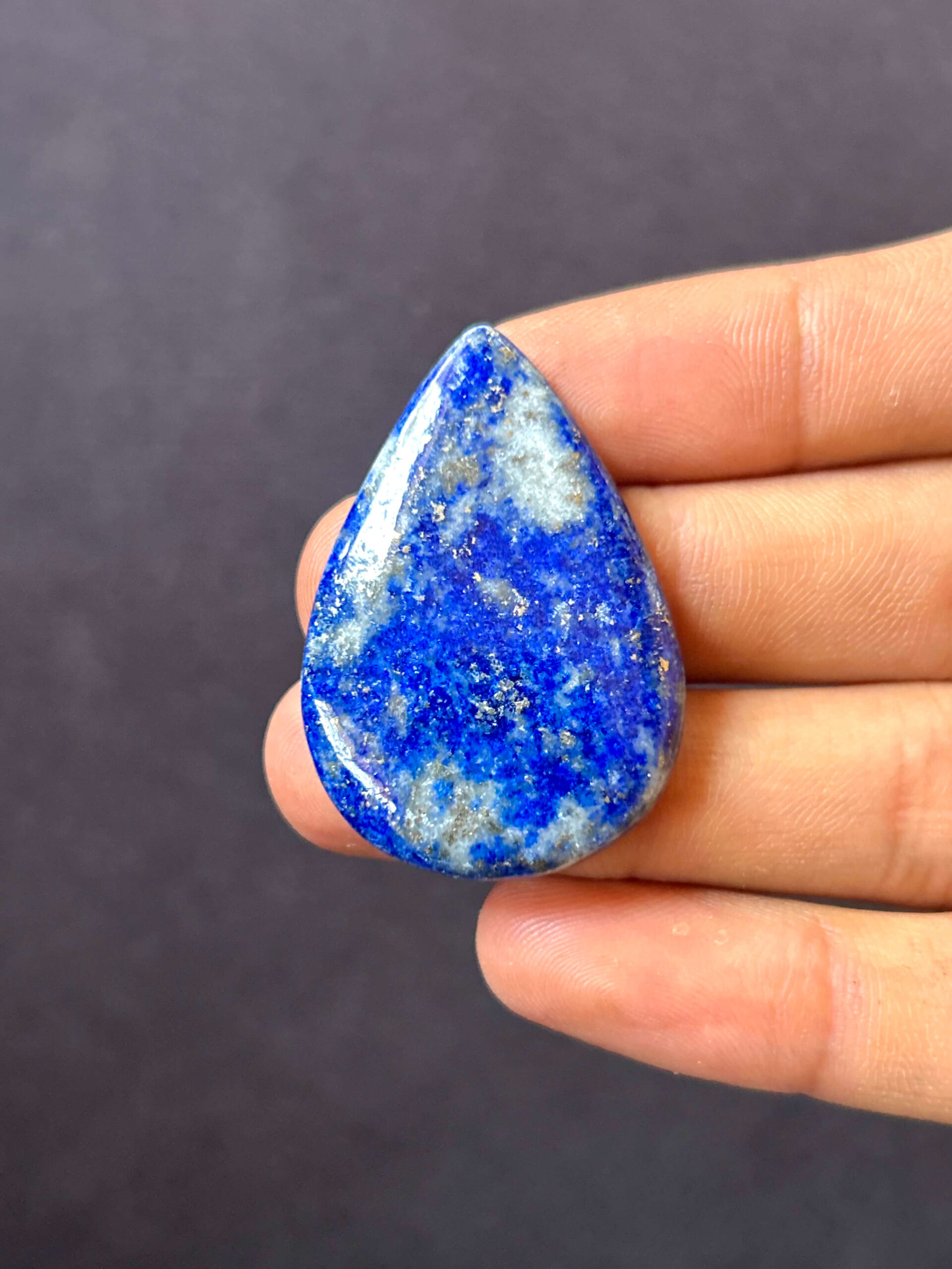41mm Large Lapis Lazuli Statement Stone