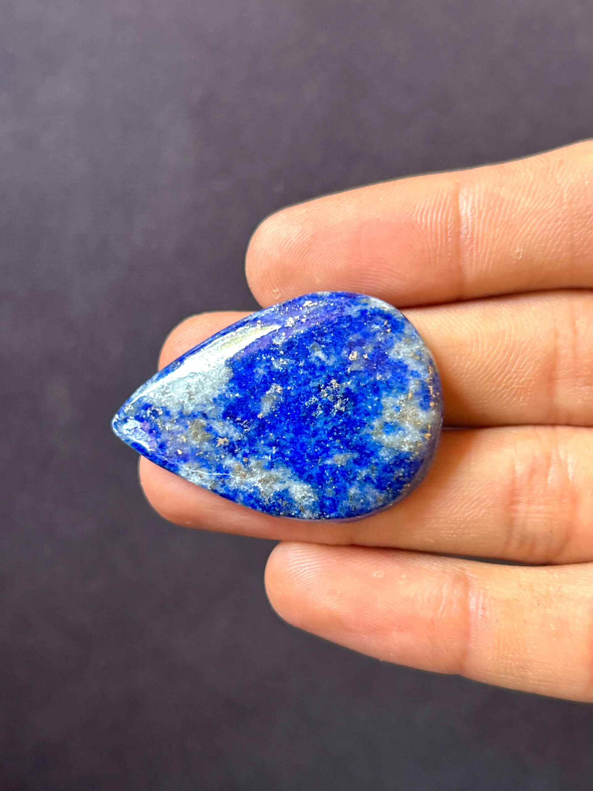 41mm Large Lapis Lazuli Statement Stone - Image 2