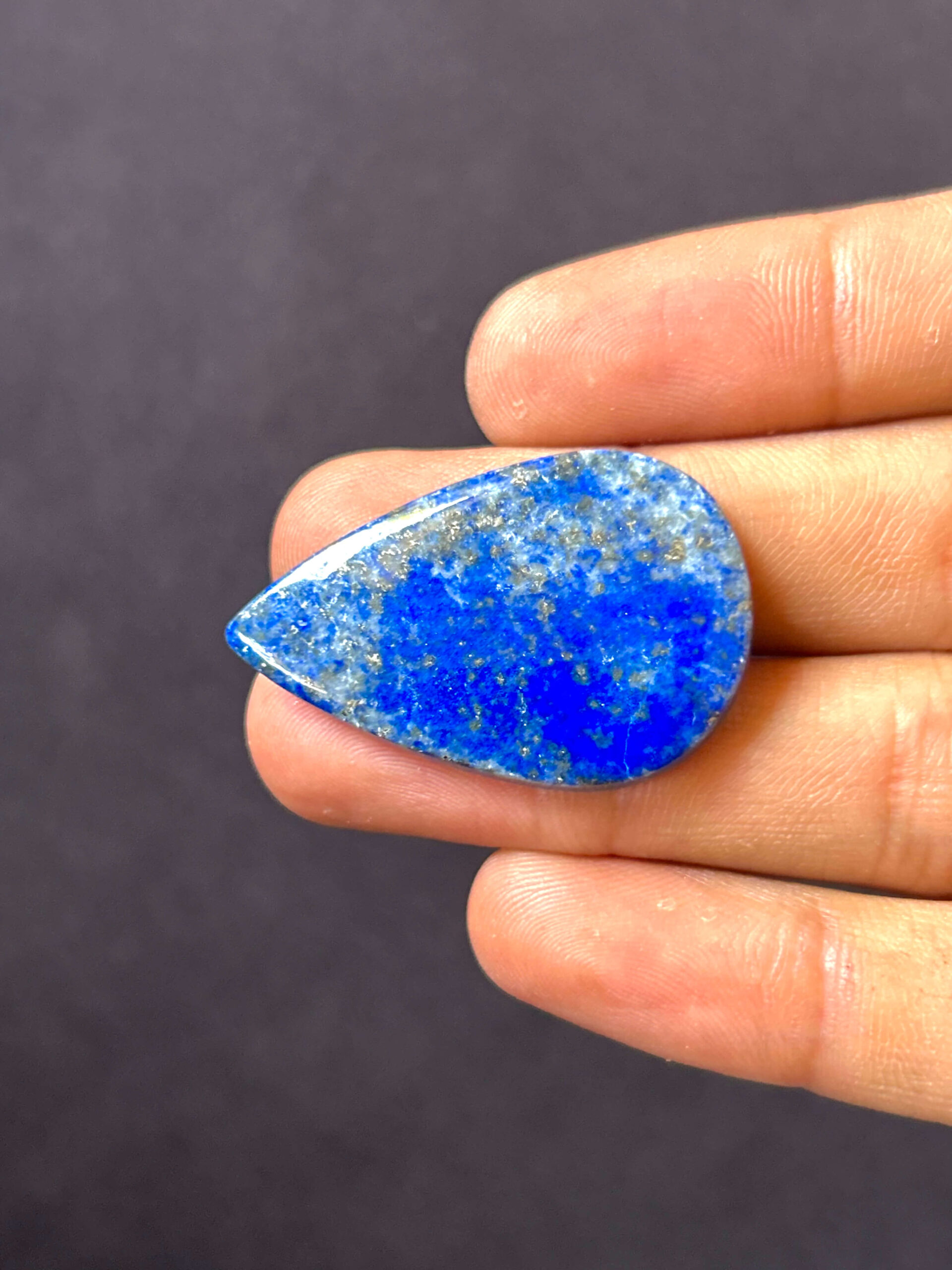 38mm Lapis Lazuli Cabochon for Pendant Making - Image 2