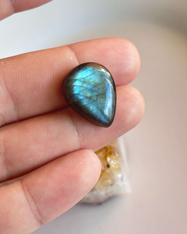 23mm Labradorite Stone for Necklace Designs