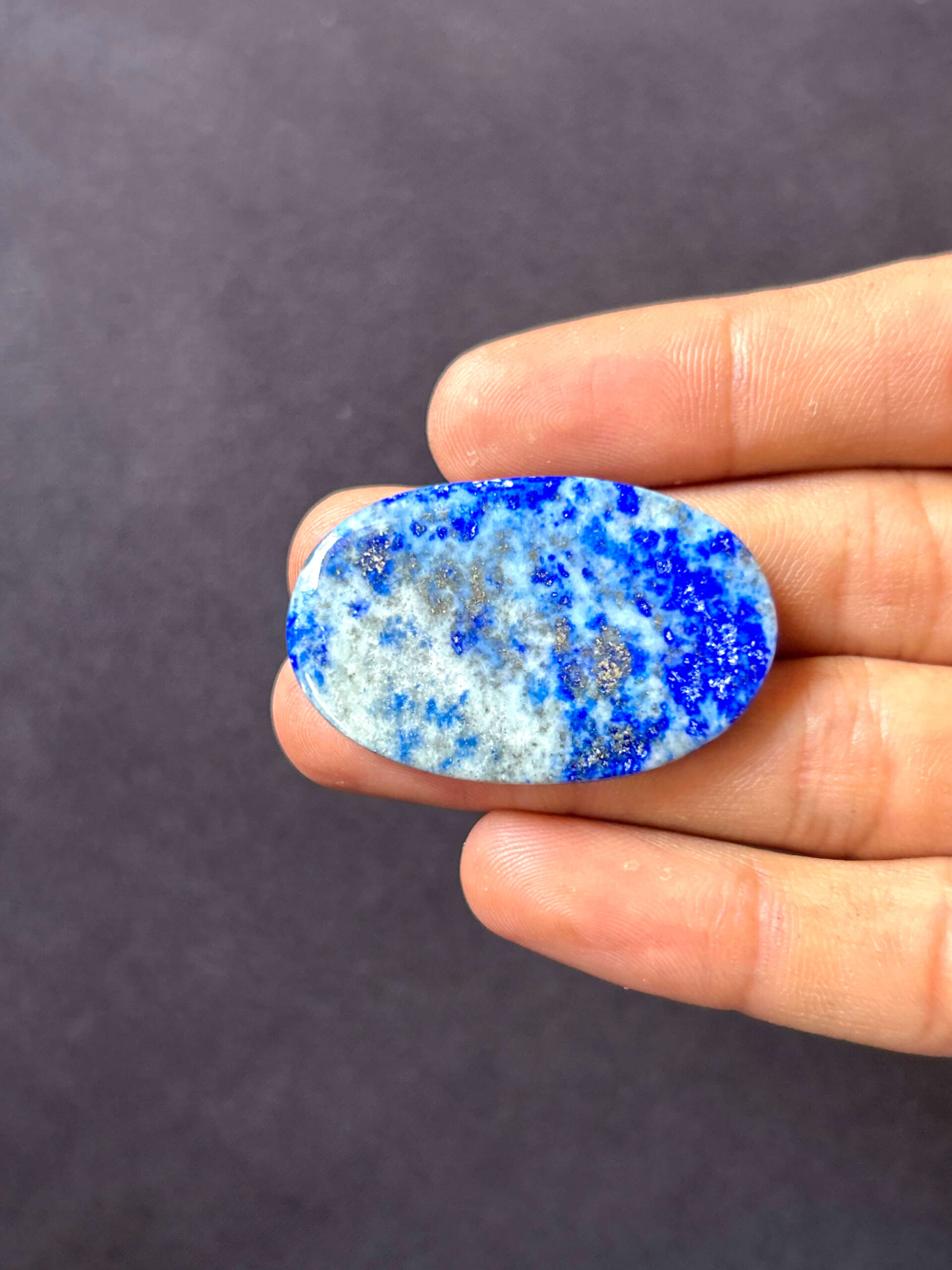 42mm Lapis Lazuli Statement Gemstone - Image 2