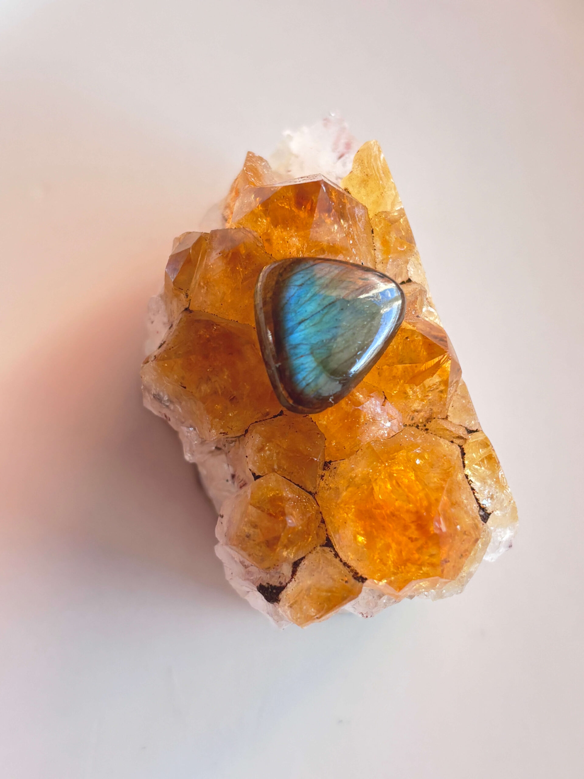 19mm Labradorite Cabochon for Macramé Settings