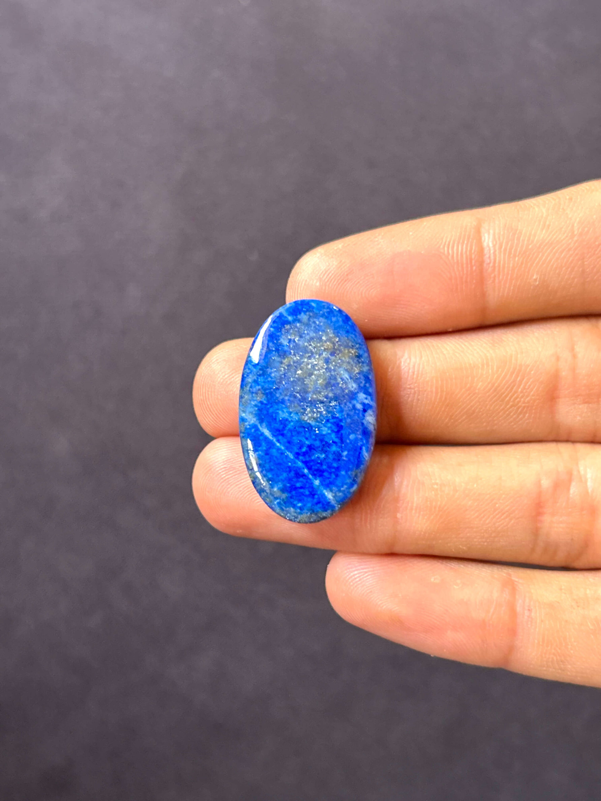 30mm Lapis Lazuli Cabochon for Handmade Jewelry