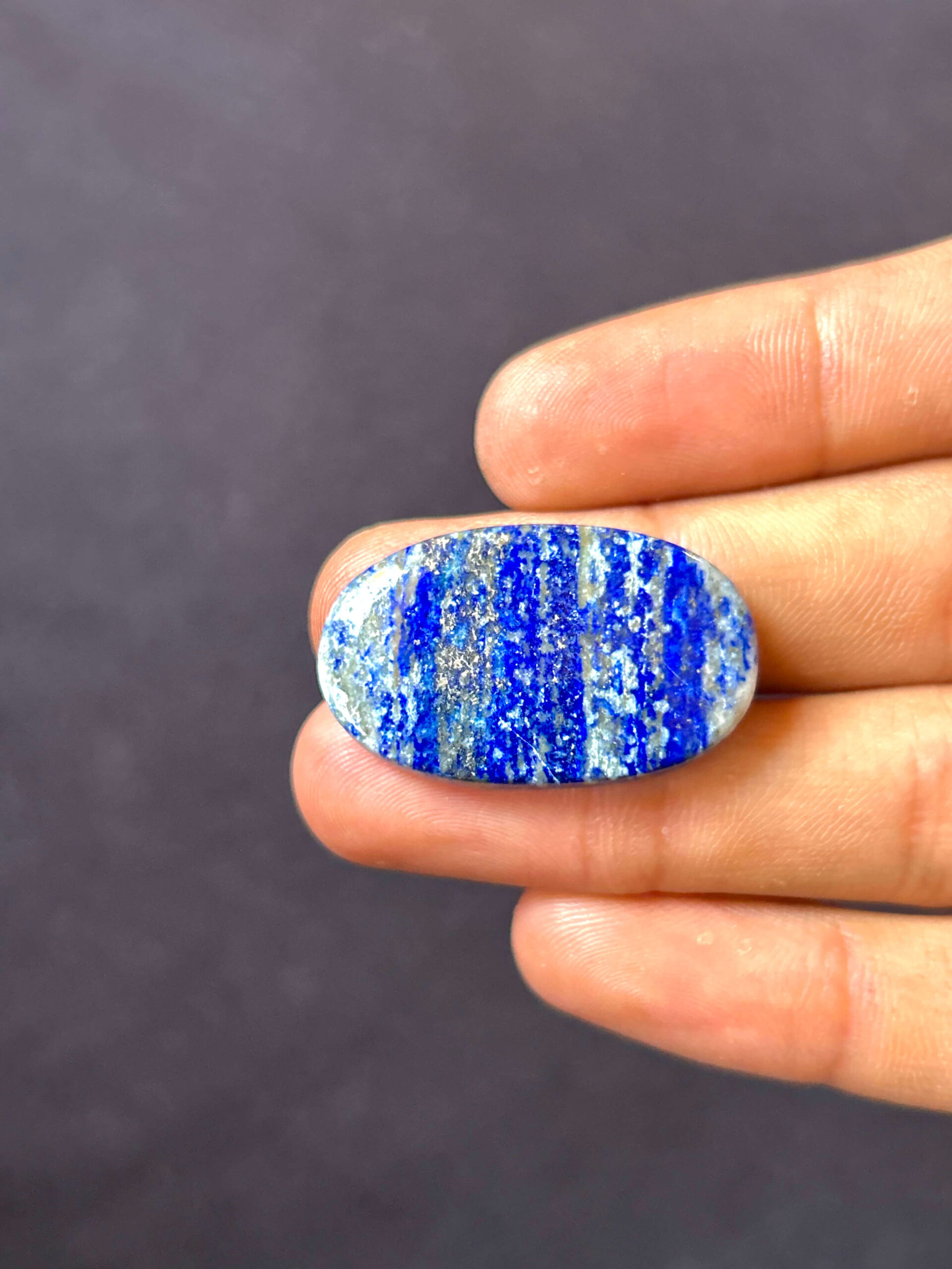 33mm Lapis Lazuli Stone for Jewelry Designers - Image 2