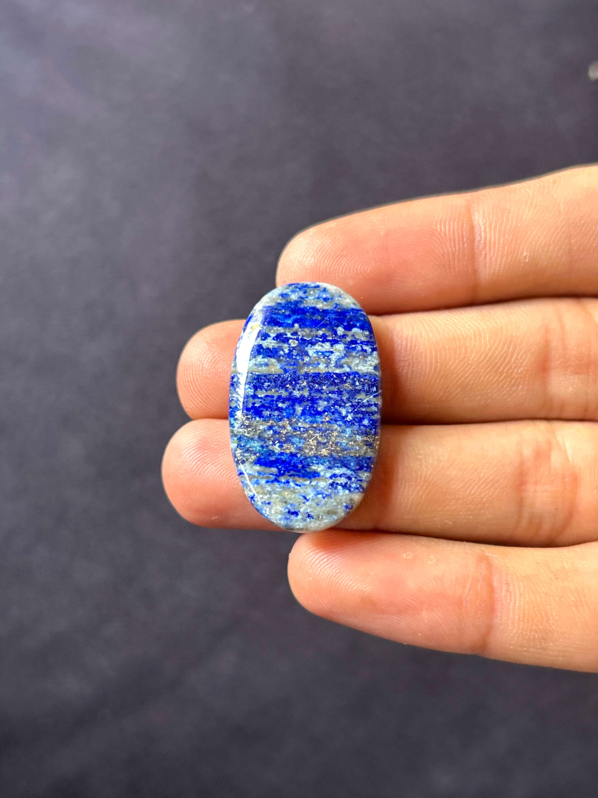 33mm Lapis Lazuli Stone for Jewelry Designers