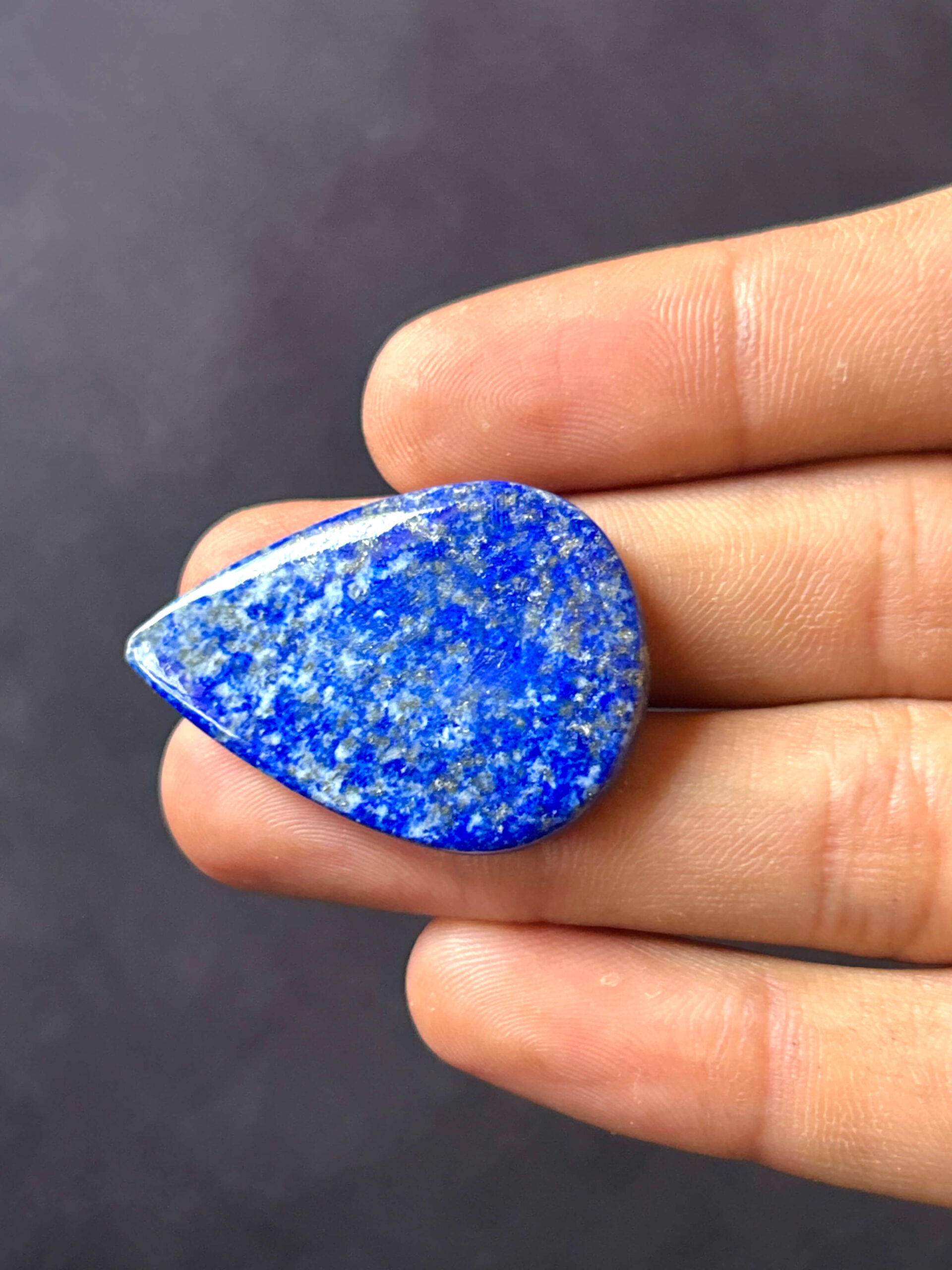 36mm Lapis Lazuli Cabochon – Unique Piece - Image 2