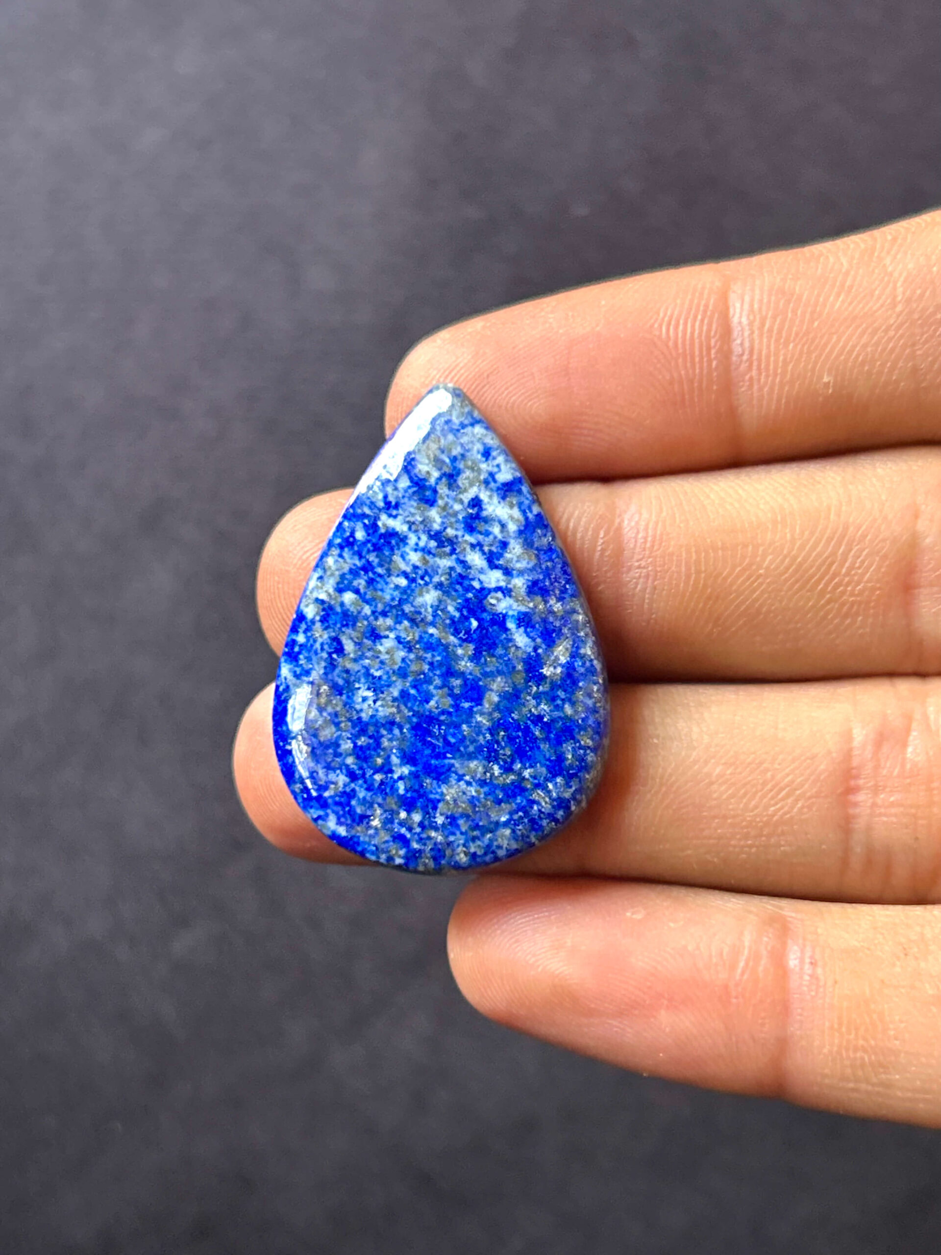 36mm Lapis Lazuli Cabochon – Unique Piece