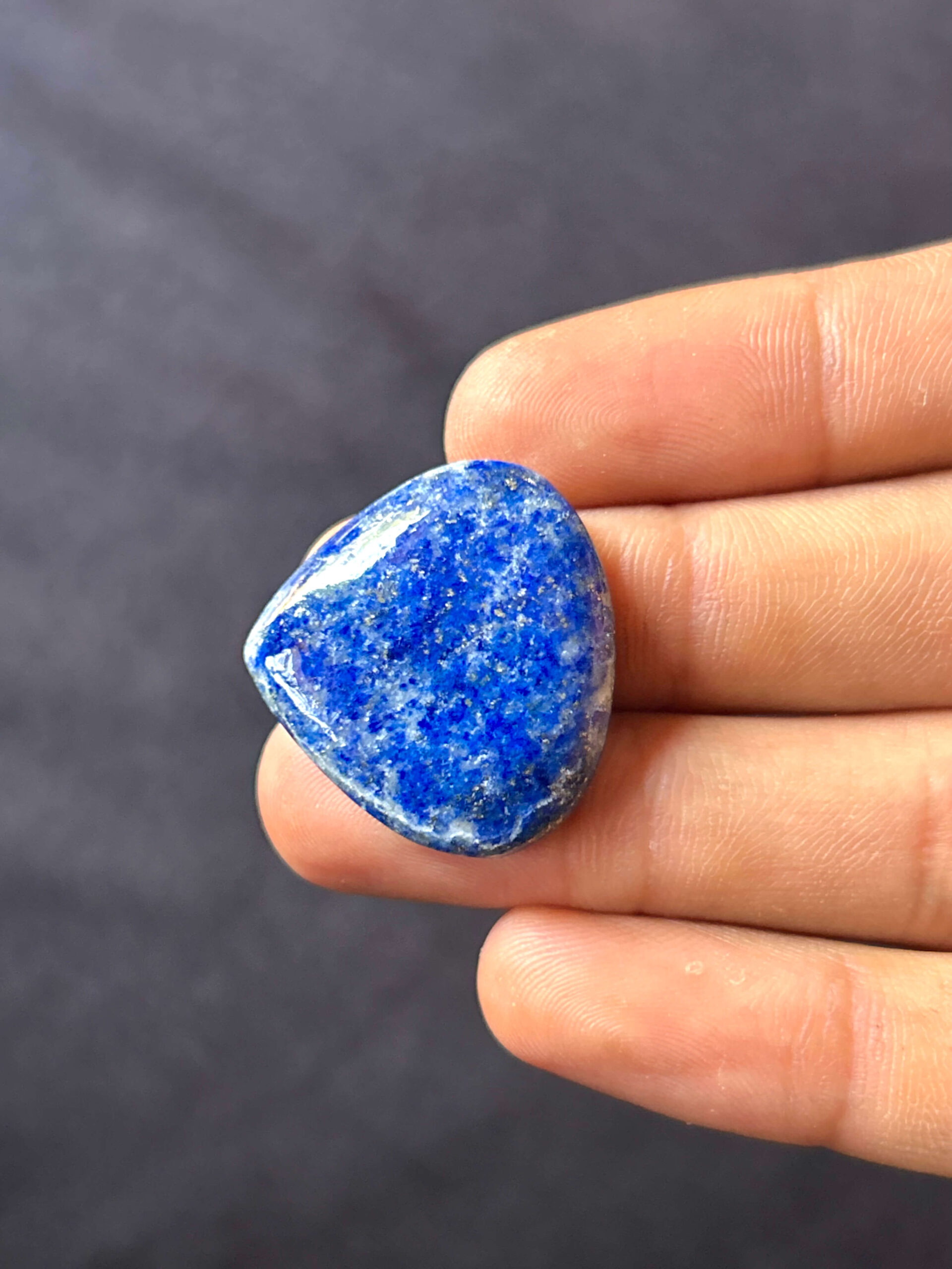 26mm Lapis Lazuli Delicate Jewelry Stone - Image 2