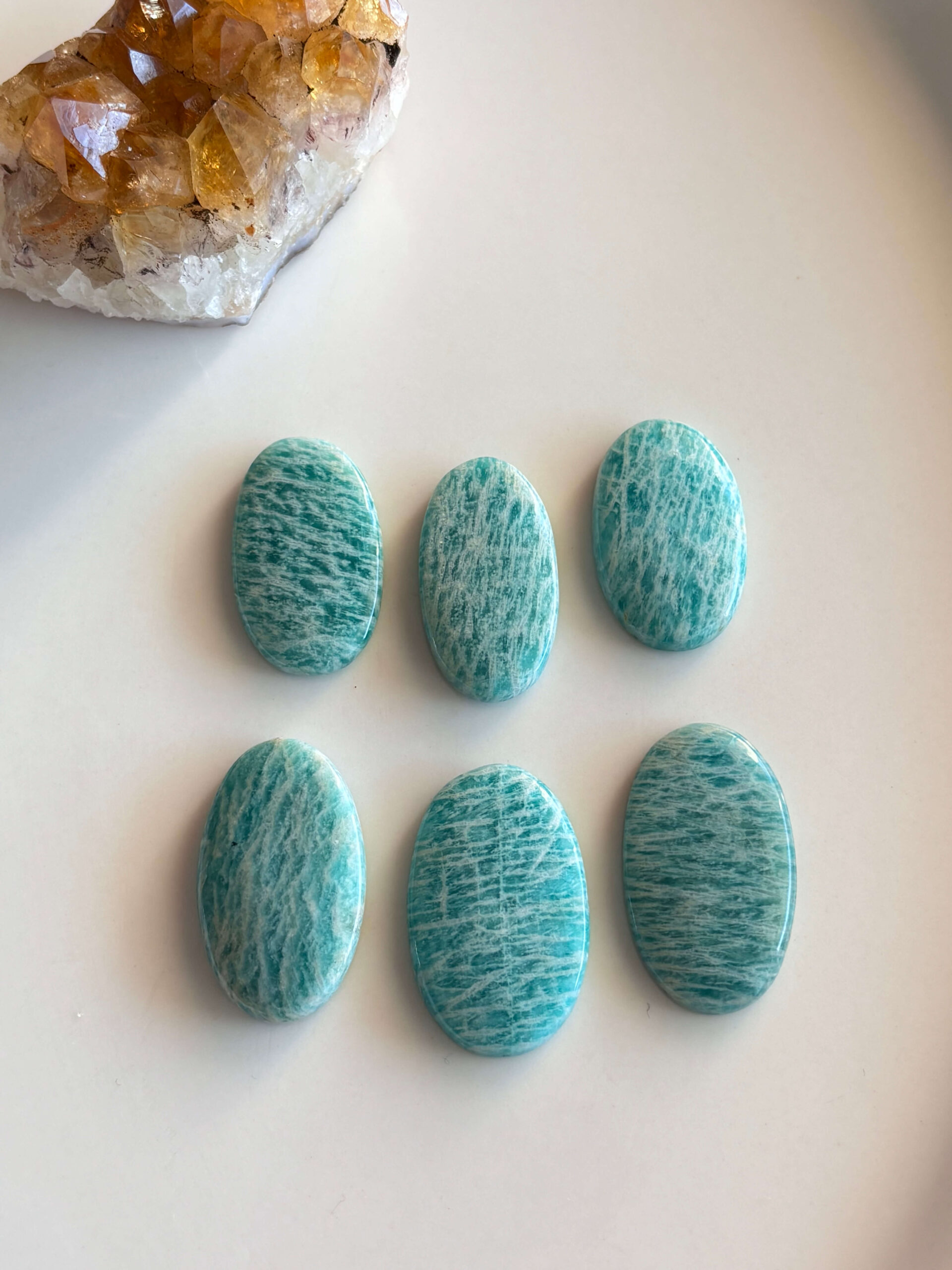 32–36 Oval Amazonite Cabochon