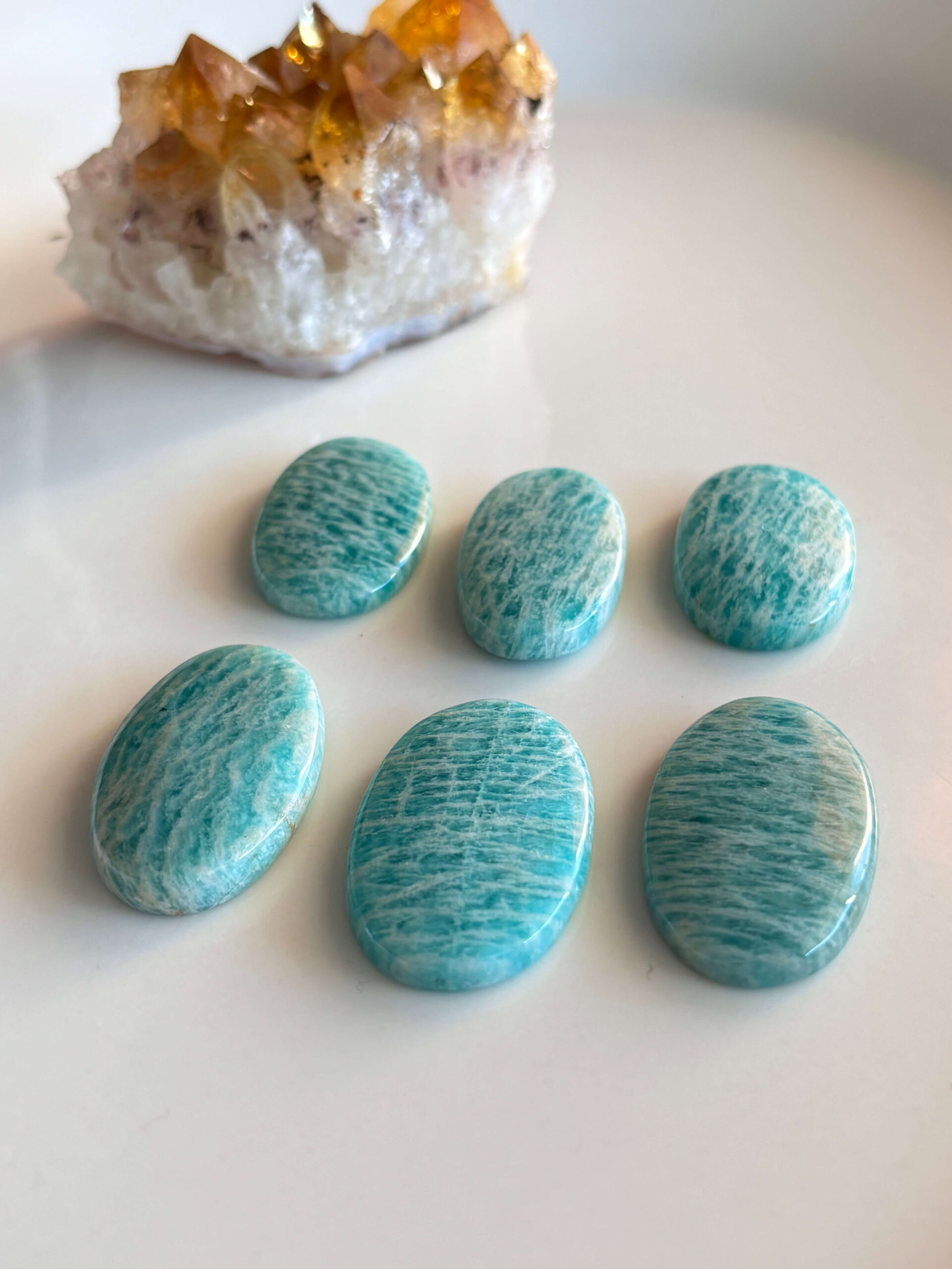 32–36 Oval Amazonite Cabochon - Image 3