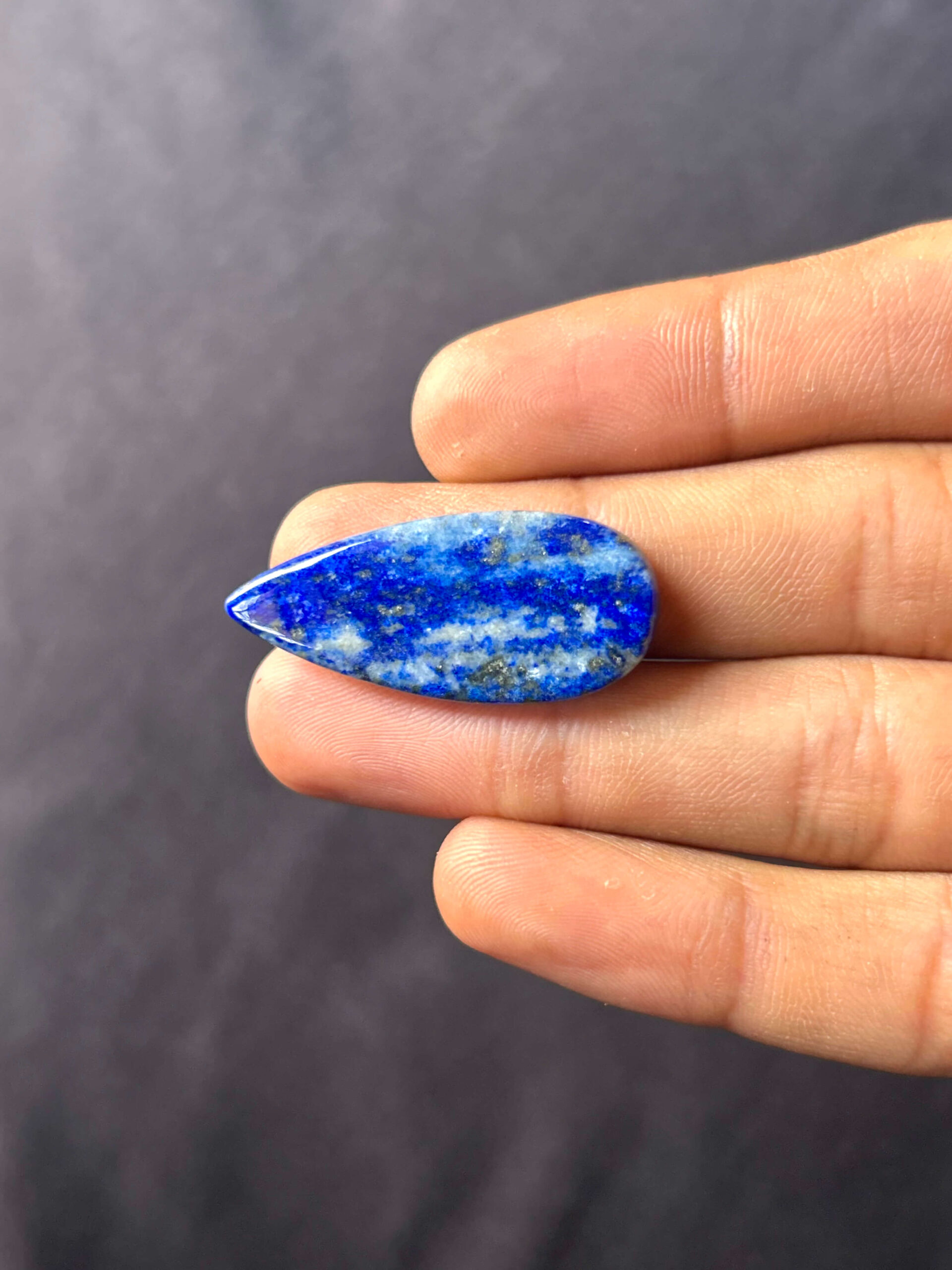 36mm Lapis Lazuli Natural Statement Gemstone - Image 2