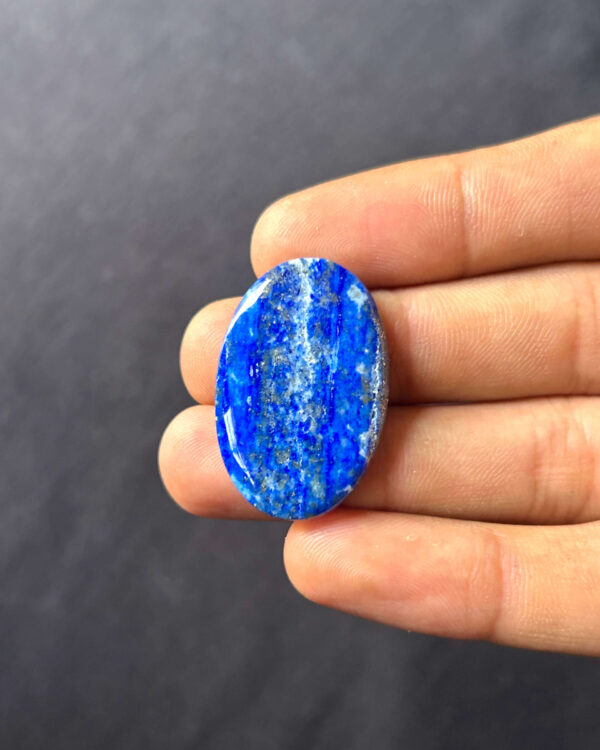 32mm Lapis Lazuli Cabochon with Natural Beauty