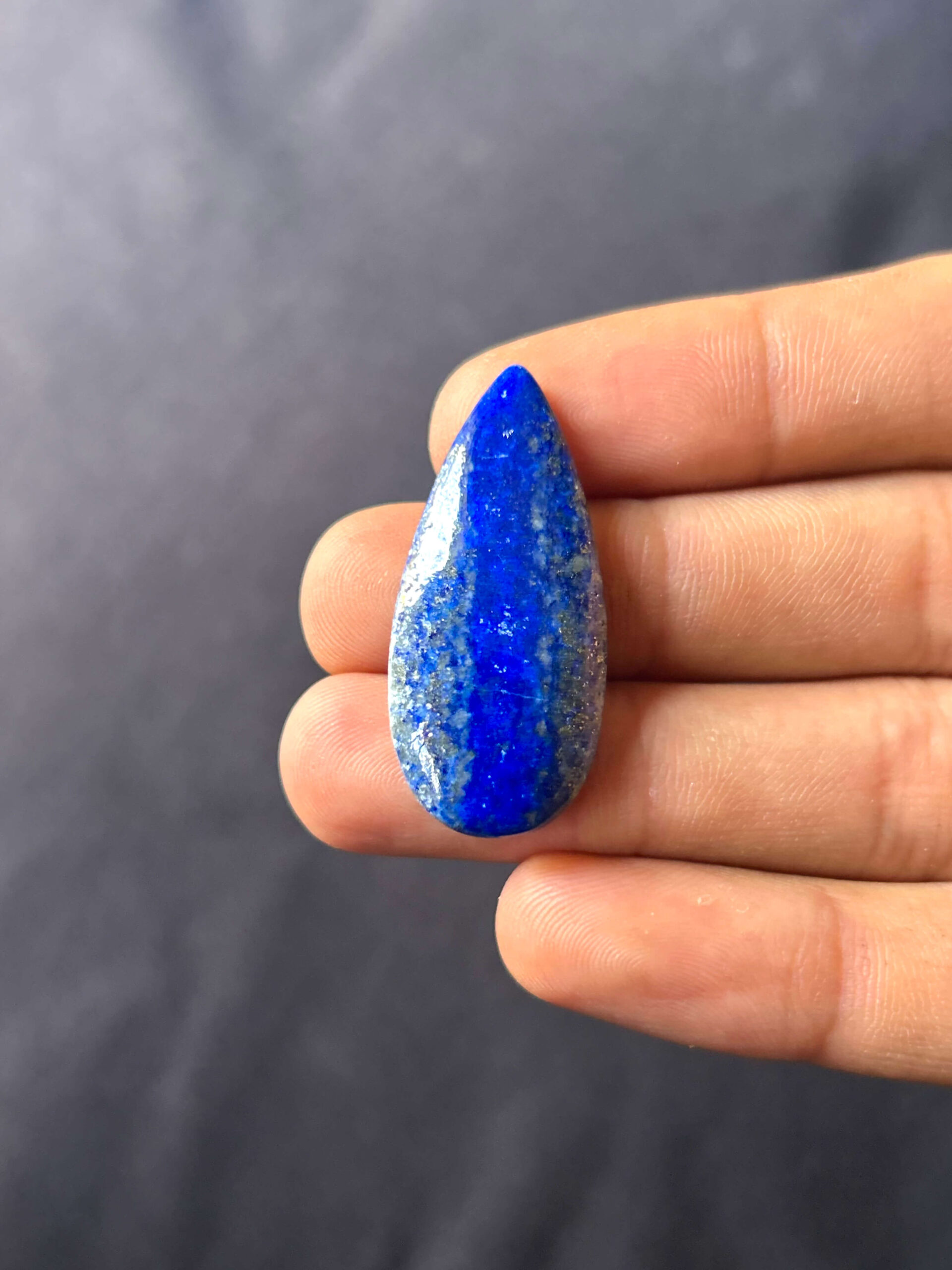 37mm Lapis Lazuli Artisan Jewelry Stone