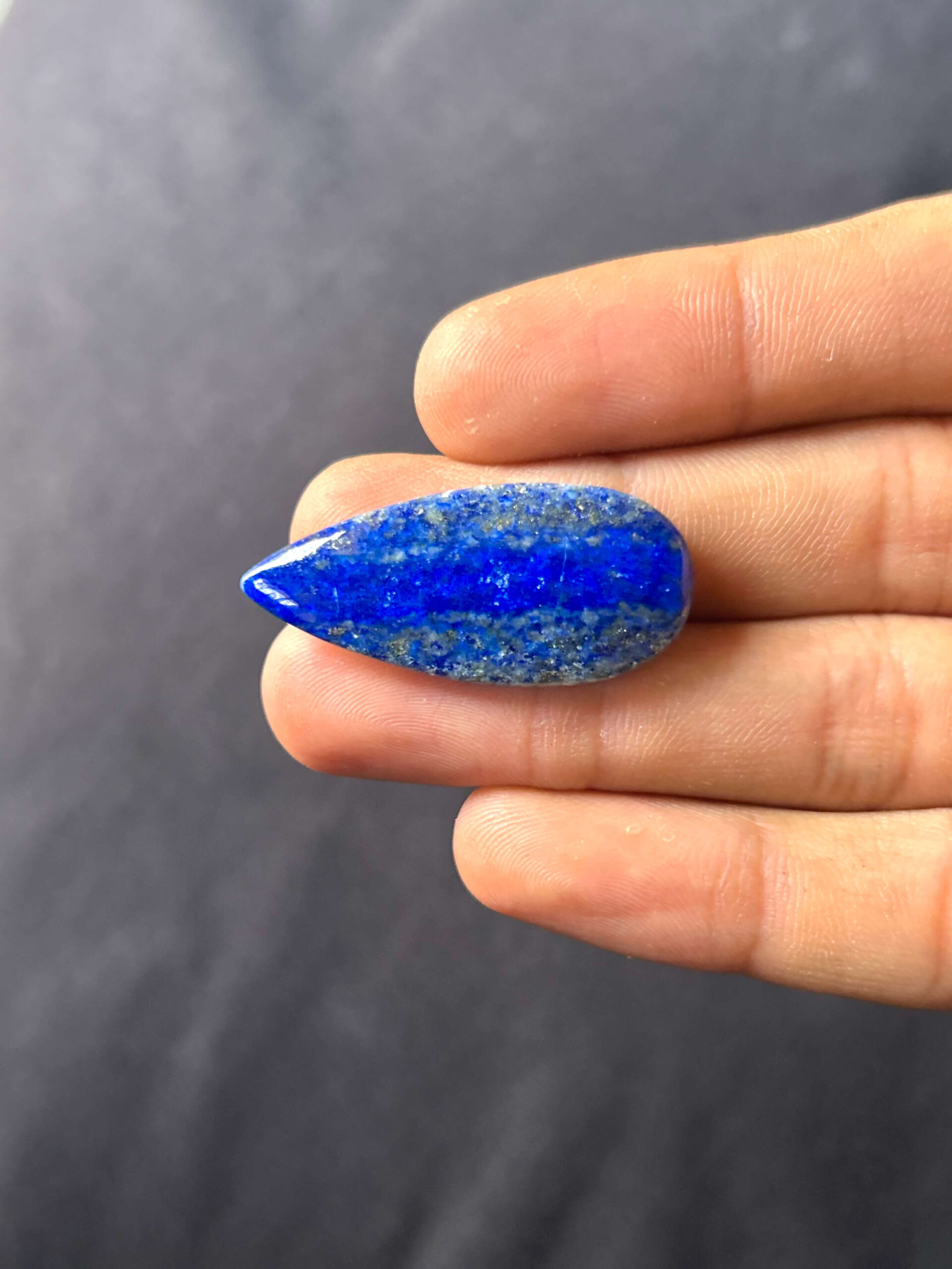 37mm Lapis Lazuli Artisan Jewelry Stone - Image 2
