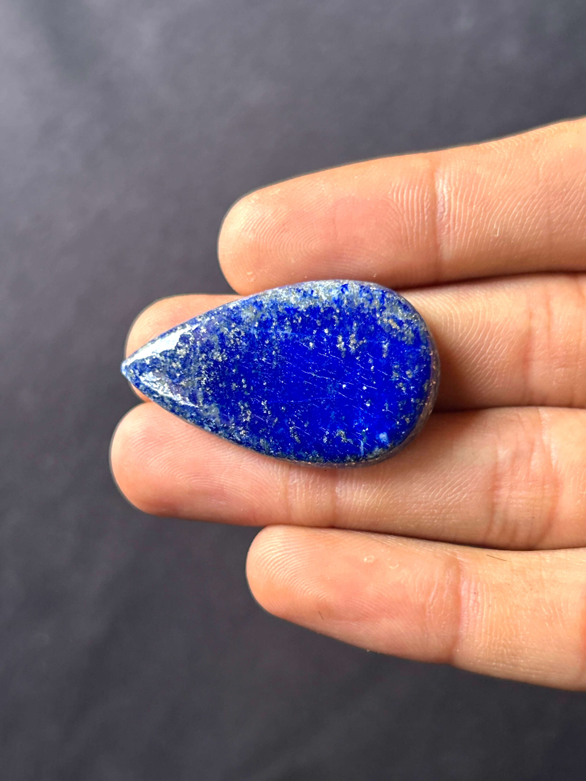 38mm Lapis Lazuli Cabochon for Artisans - Image 2