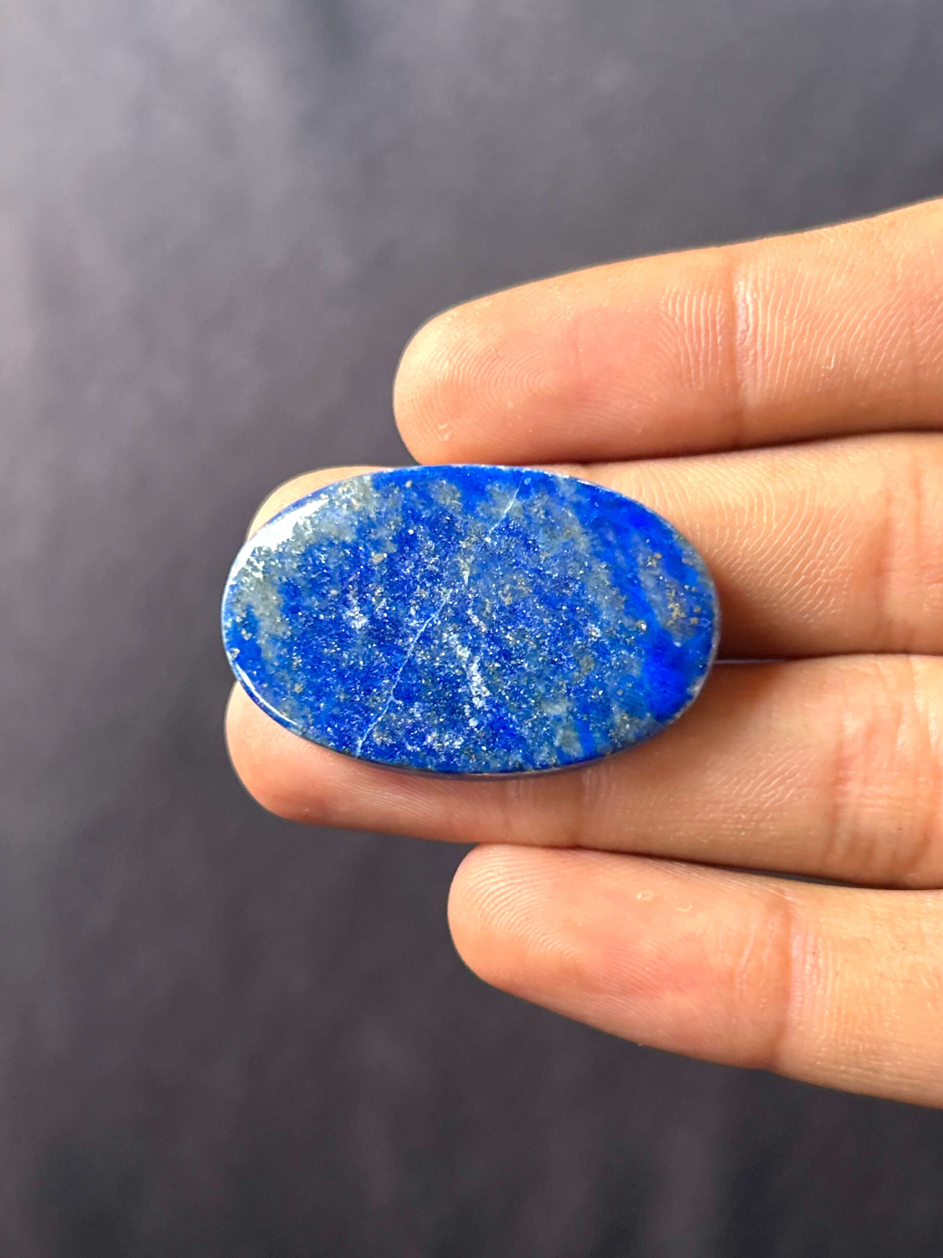 37mm Lapis Lazuli Statement Jewelry Stone - Image 2