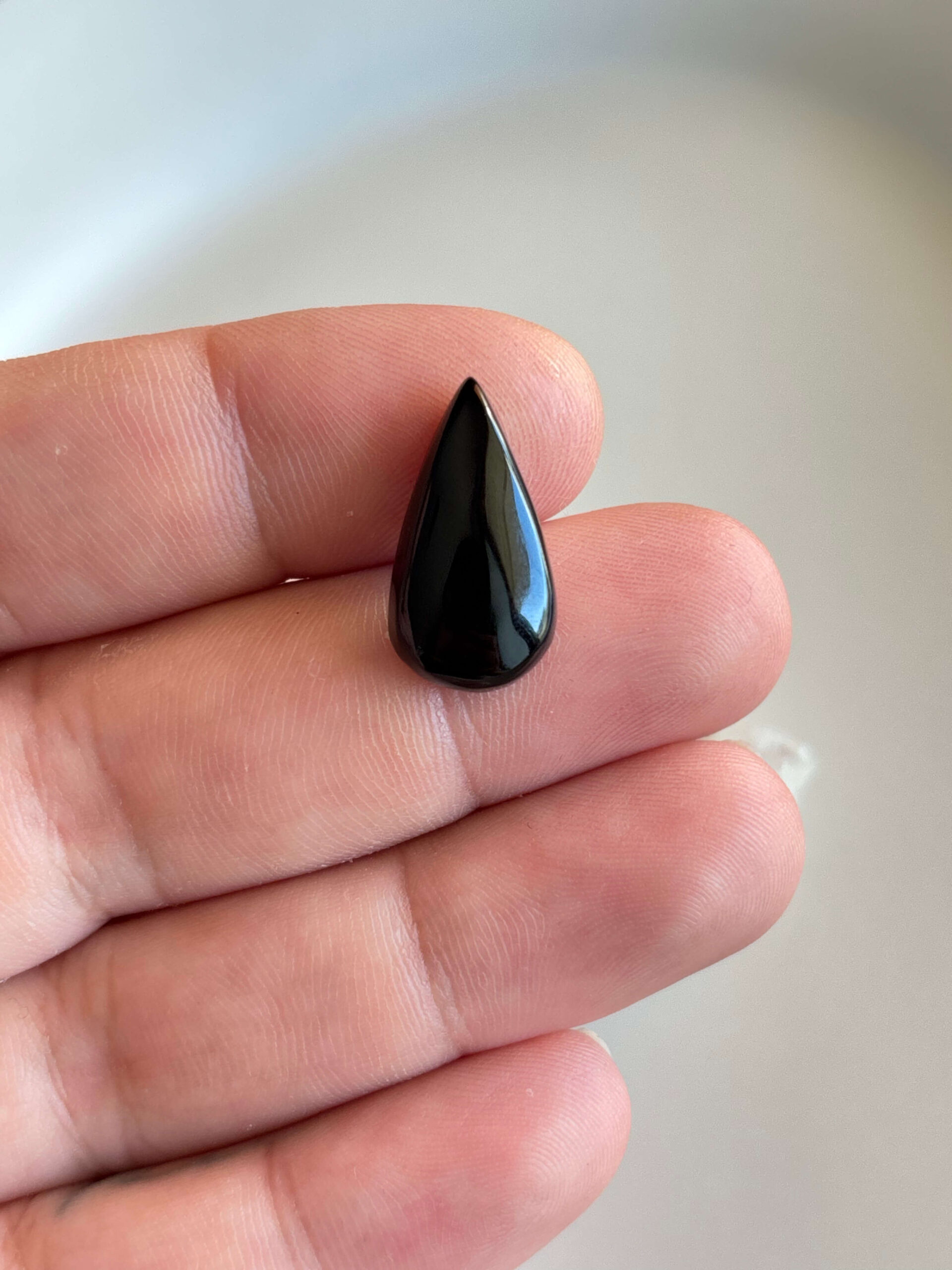 22mm Black Onyx Cabochon for Jewelry Settings - Image 2